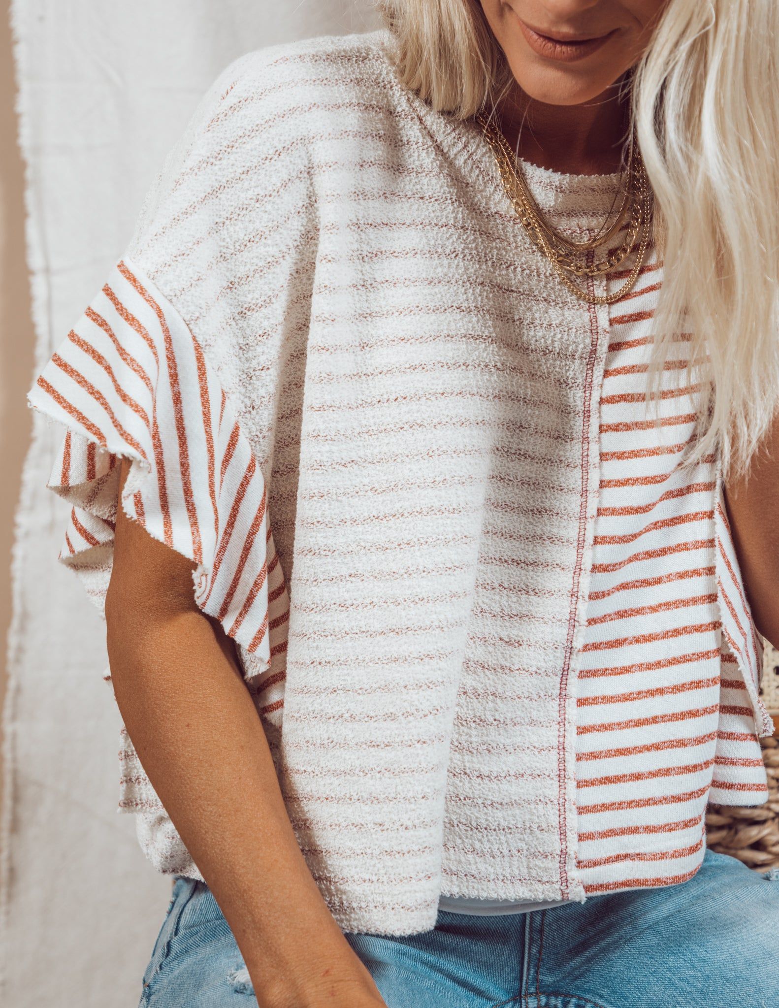 Malia Stripe Top sold by Shop Stevie product image thumbnail 4