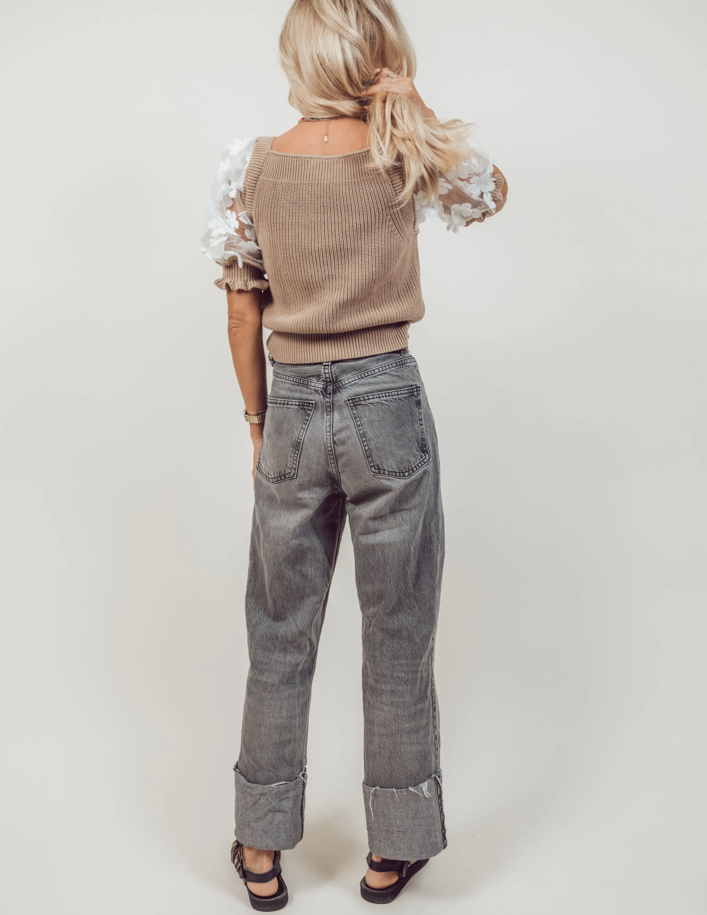 Abi Floral Lace Top sold by Shop Stevie product image thumbnail 3