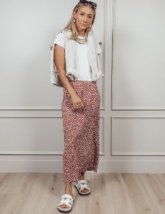 Diana Floral Skirt sold by Shop Stevie