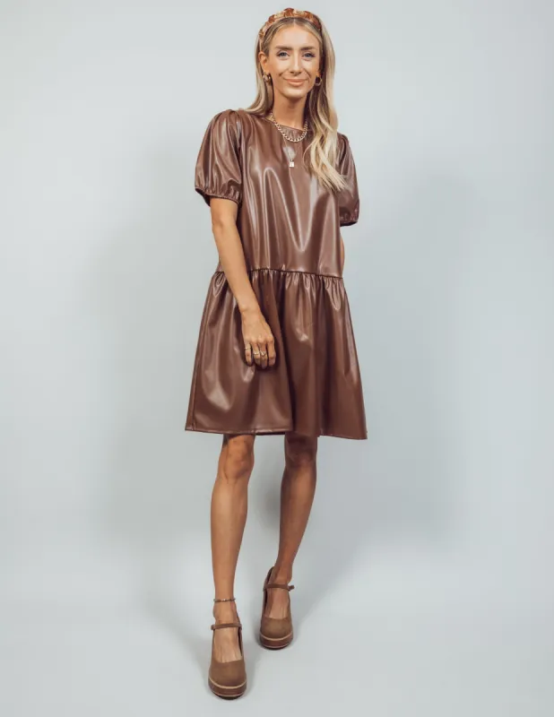 Sedona Faux Leather Dress sold by Shop Stevie