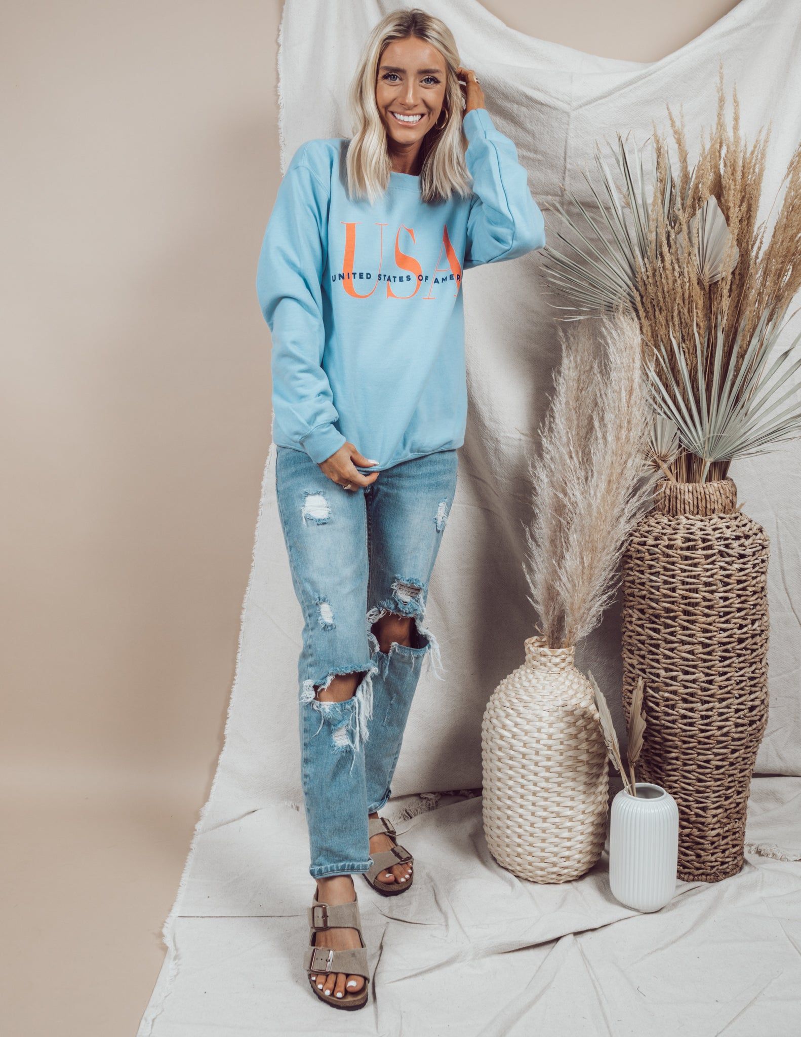 United States of America Graphic Sweatshirt sold by Shop Stevie product image thumbnail 2