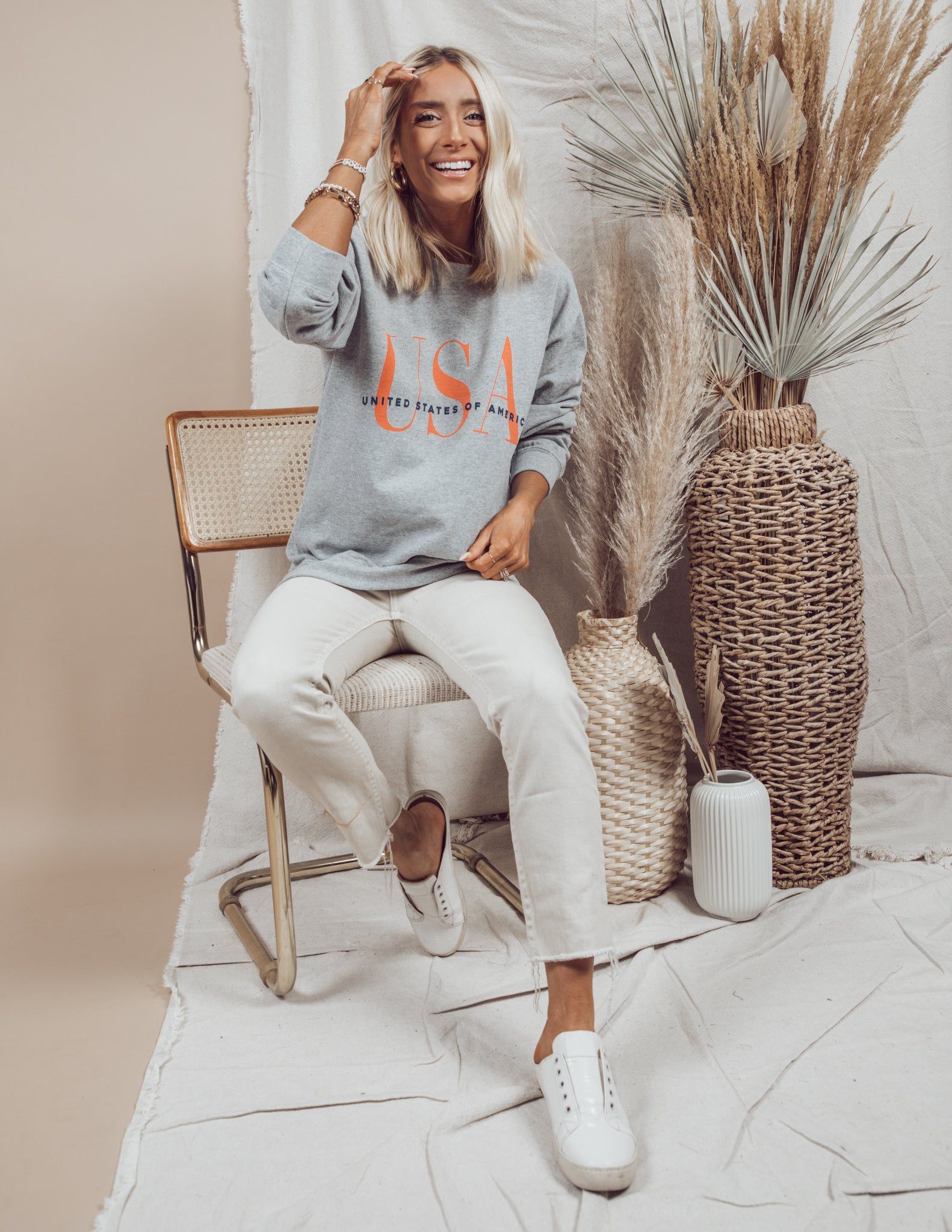 United States of America Graphic Sweatshirt sold by Shop Stevie product image thumbnail 4