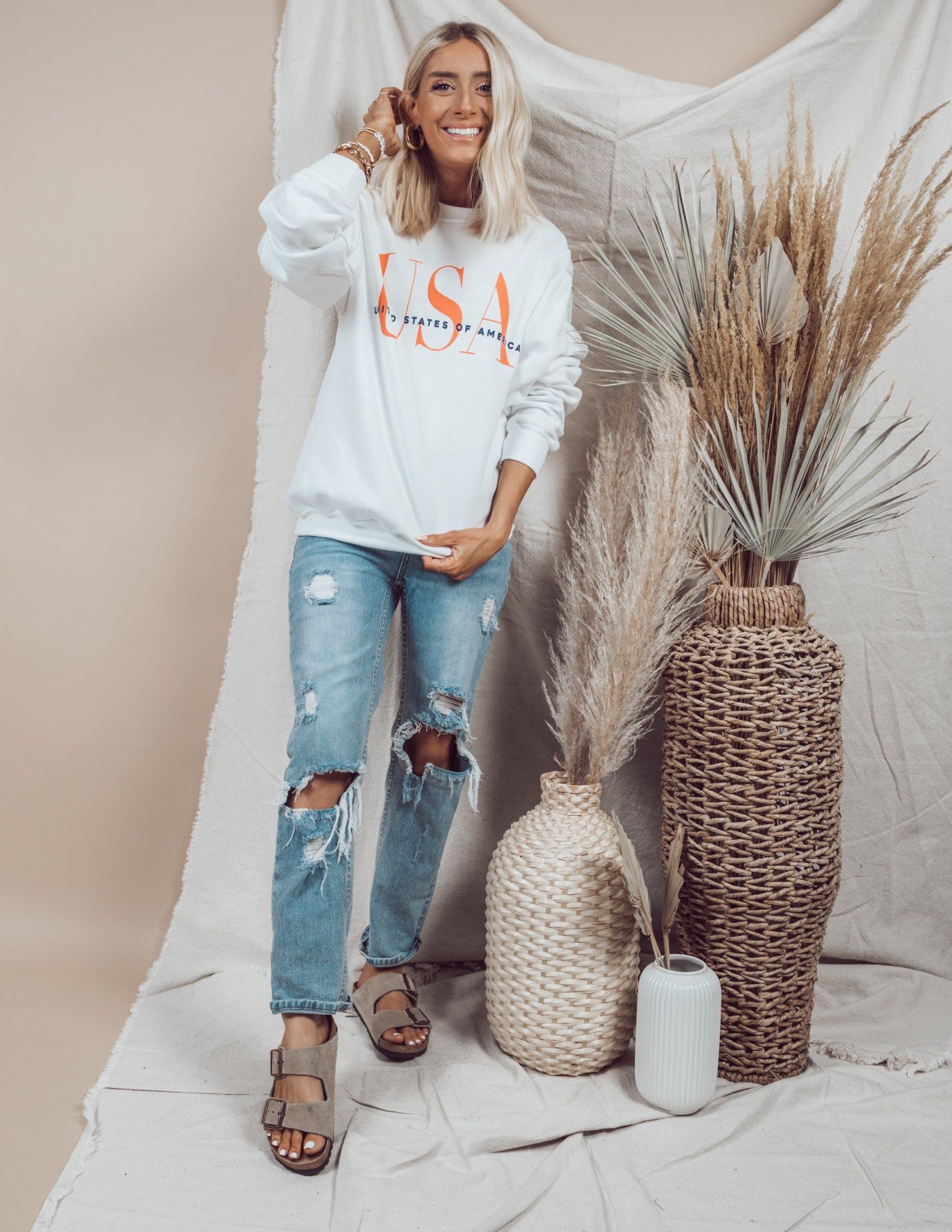 United States of America Graphic Sweatshirt sold by Shop Stevie product image thumbnail 14