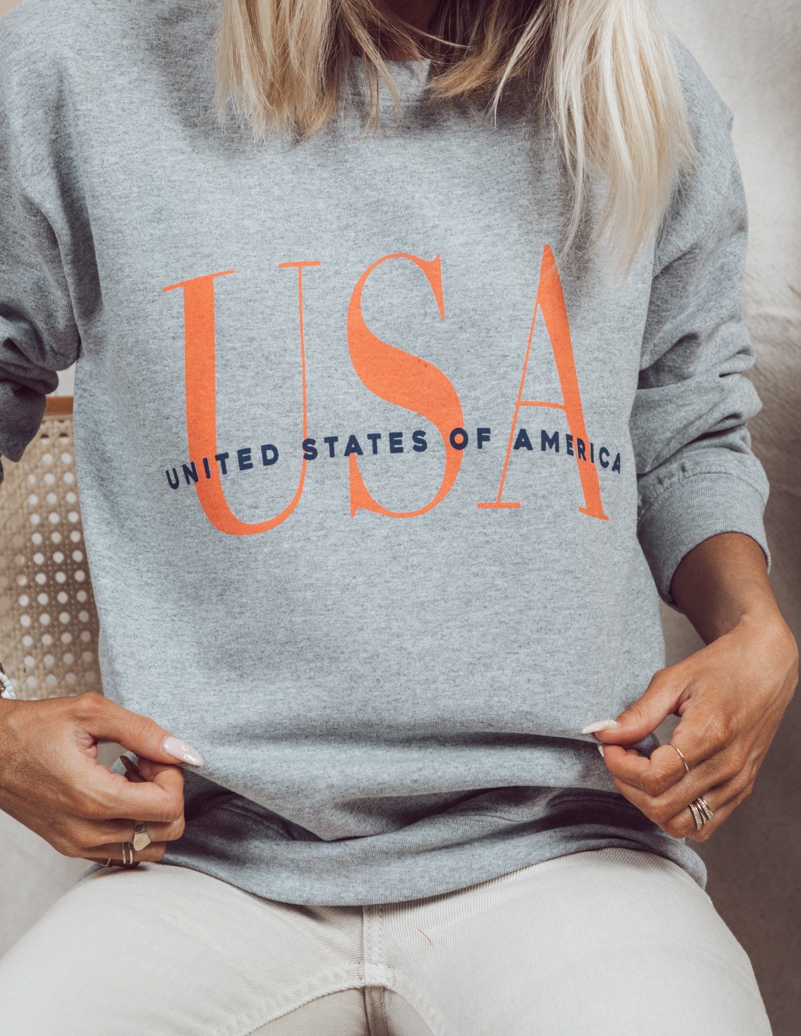 United States of America Graphic Sweatshirt sold by Shop Stevie product image thumbnail 6