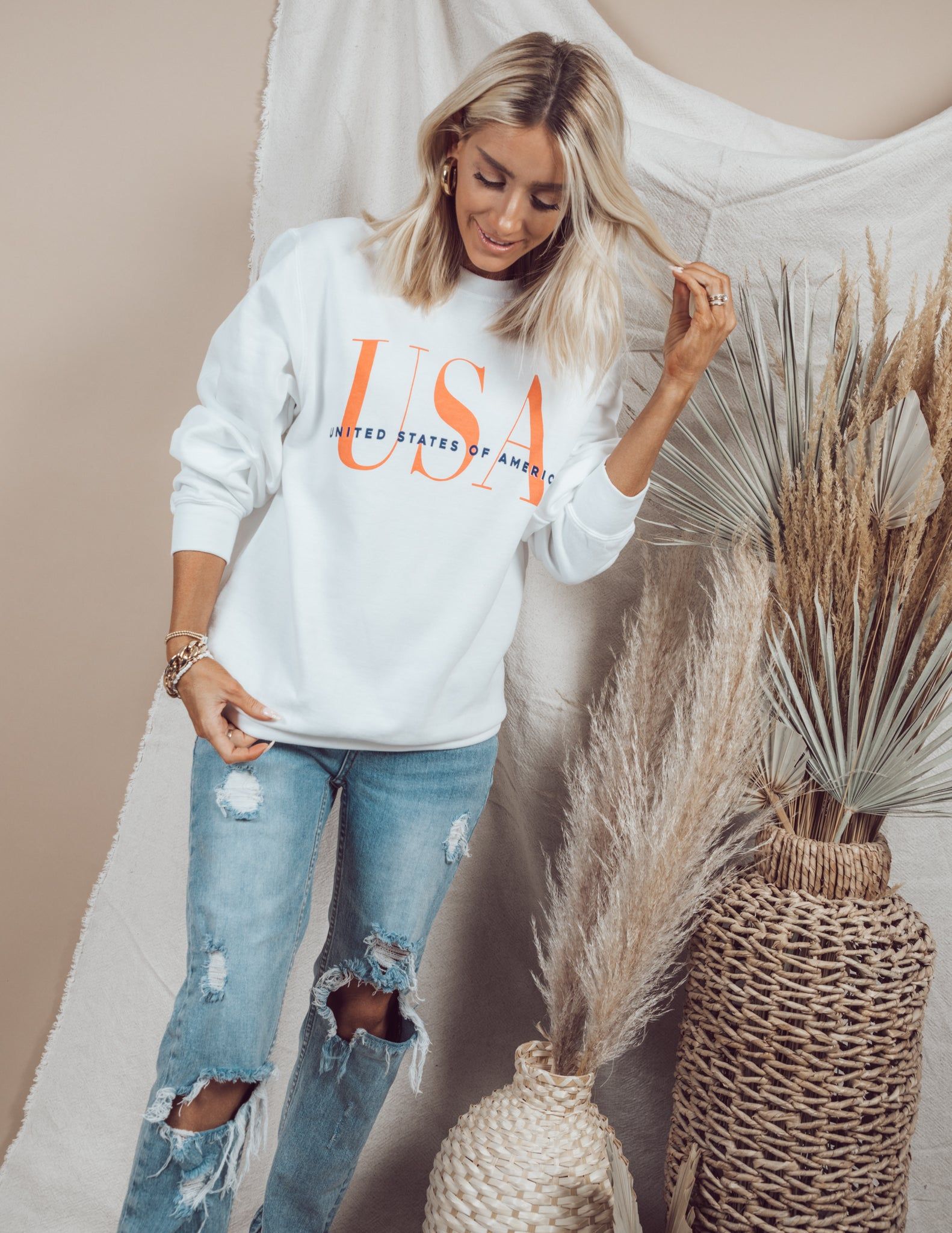 United States of America Graphic Sweatshirt sold by Shop Stevie product image thumbnail 11