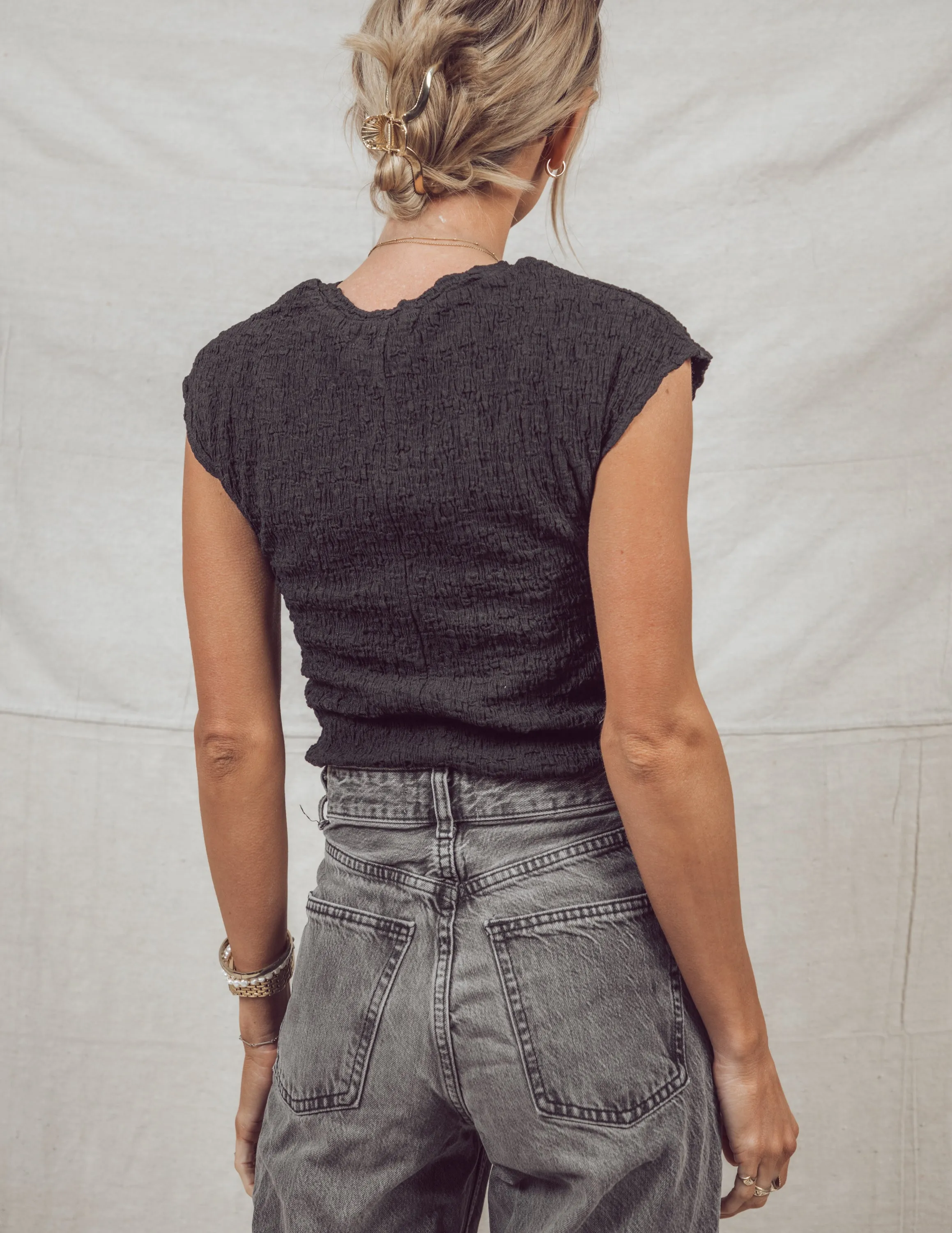 Abbie Textured Top sold by Shop Stevie product image thumbnail 4