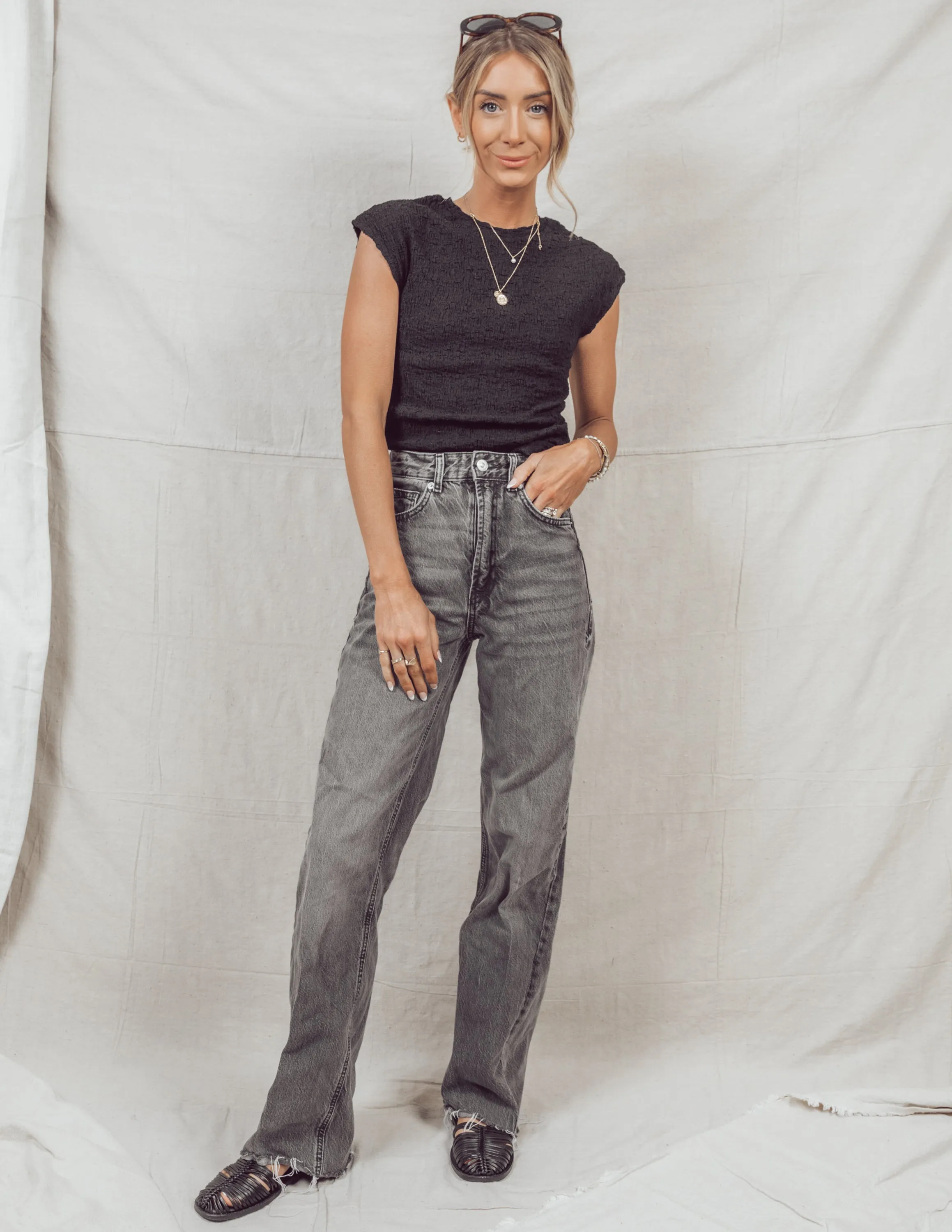 Abbie Textured Top sold by Shop Stevie