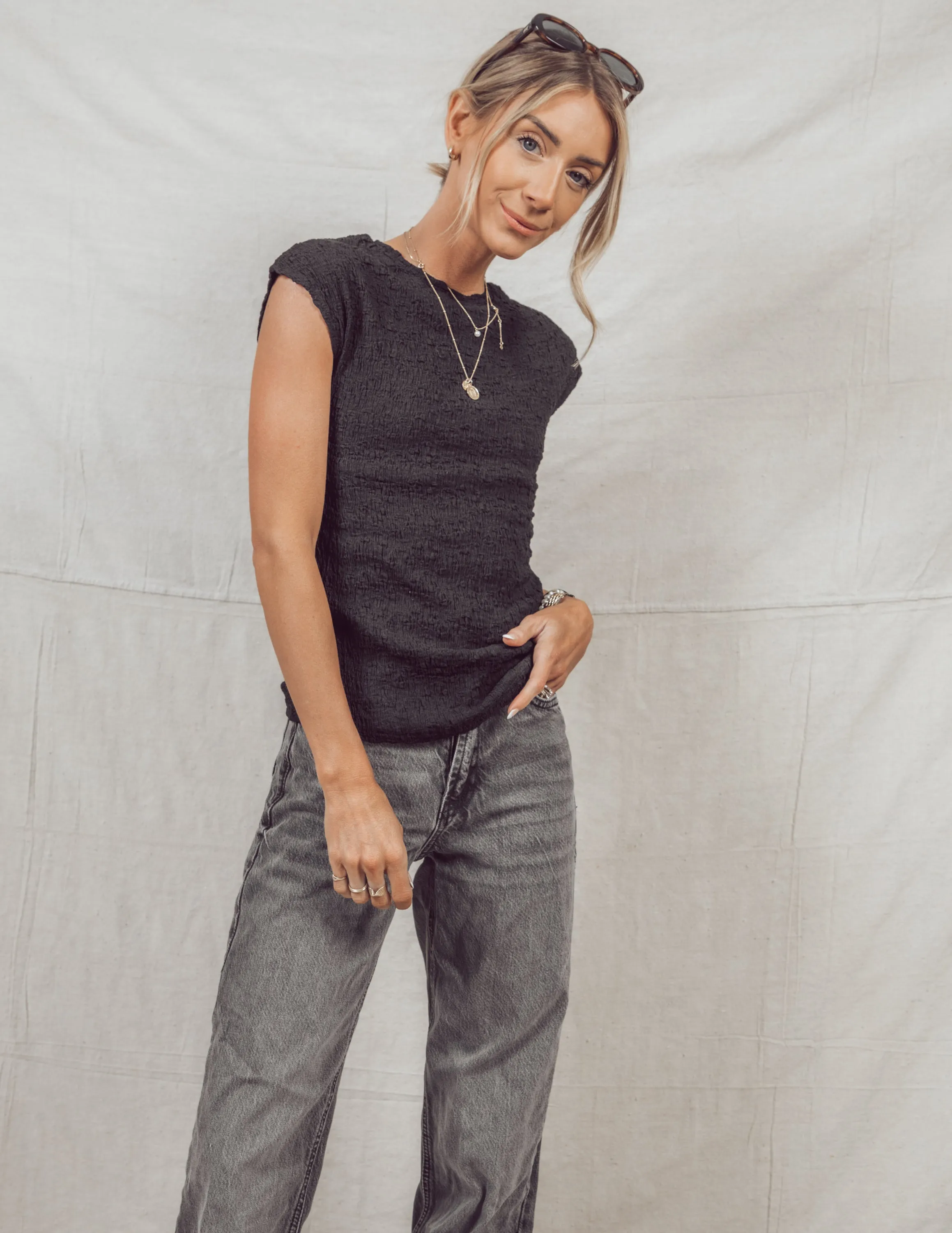 Abbie Textured Top sold by Shop Stevie product image thumbnail 3