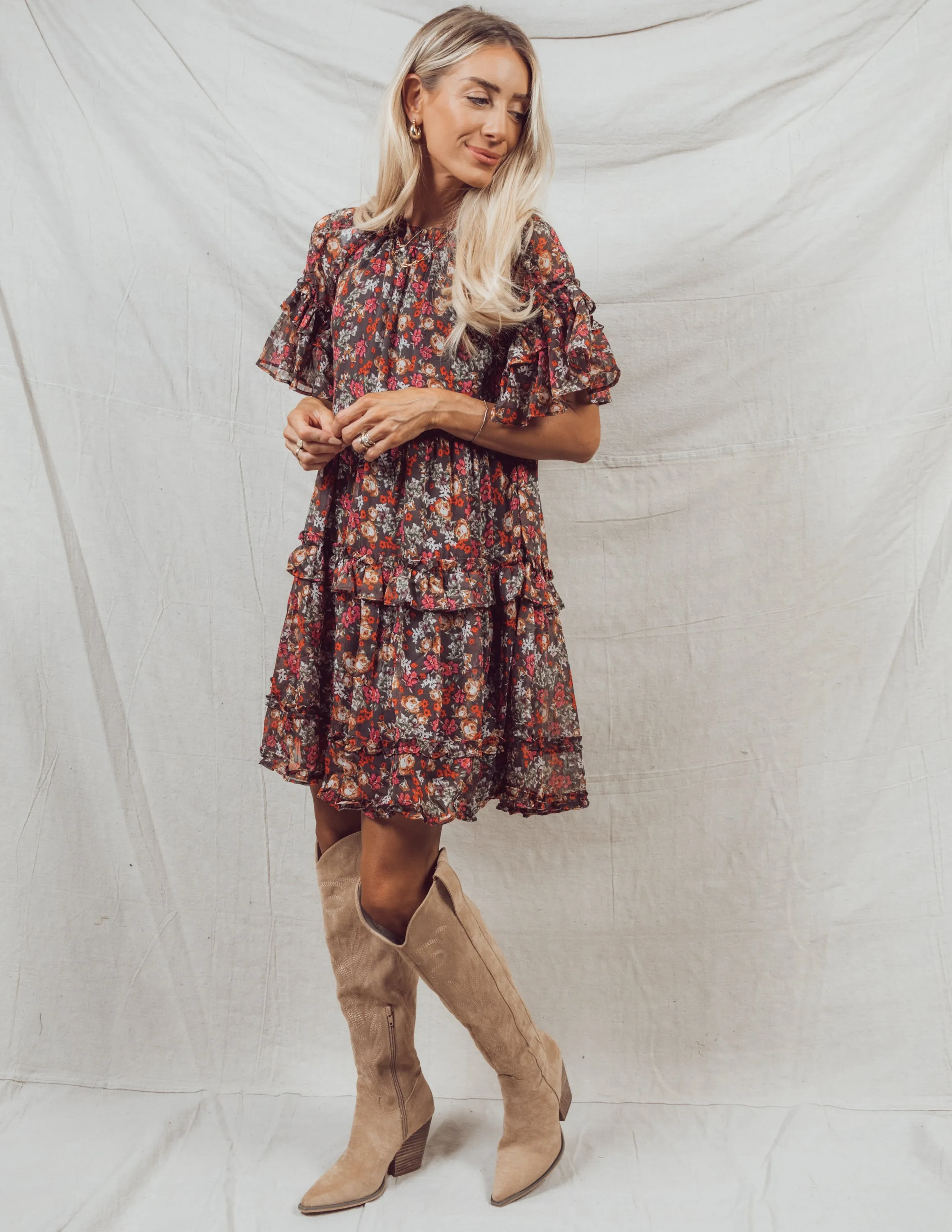 Becca Floral Dress sold by Shop Stevie product image thumbnail 5