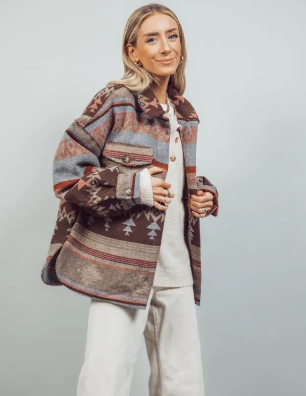 Maxine Printed Jacket sold by Shop Stevie