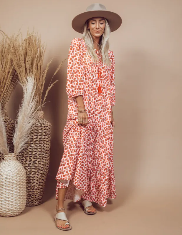 Mirela Printed Dress sold by Shop Stevie