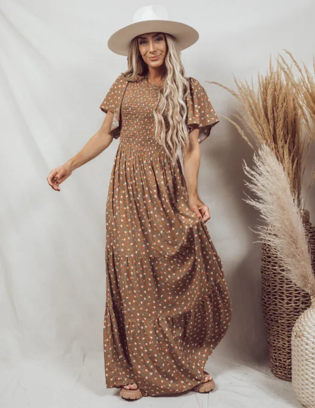 Louise Floral Maxi Dress sold by Shop Stevie