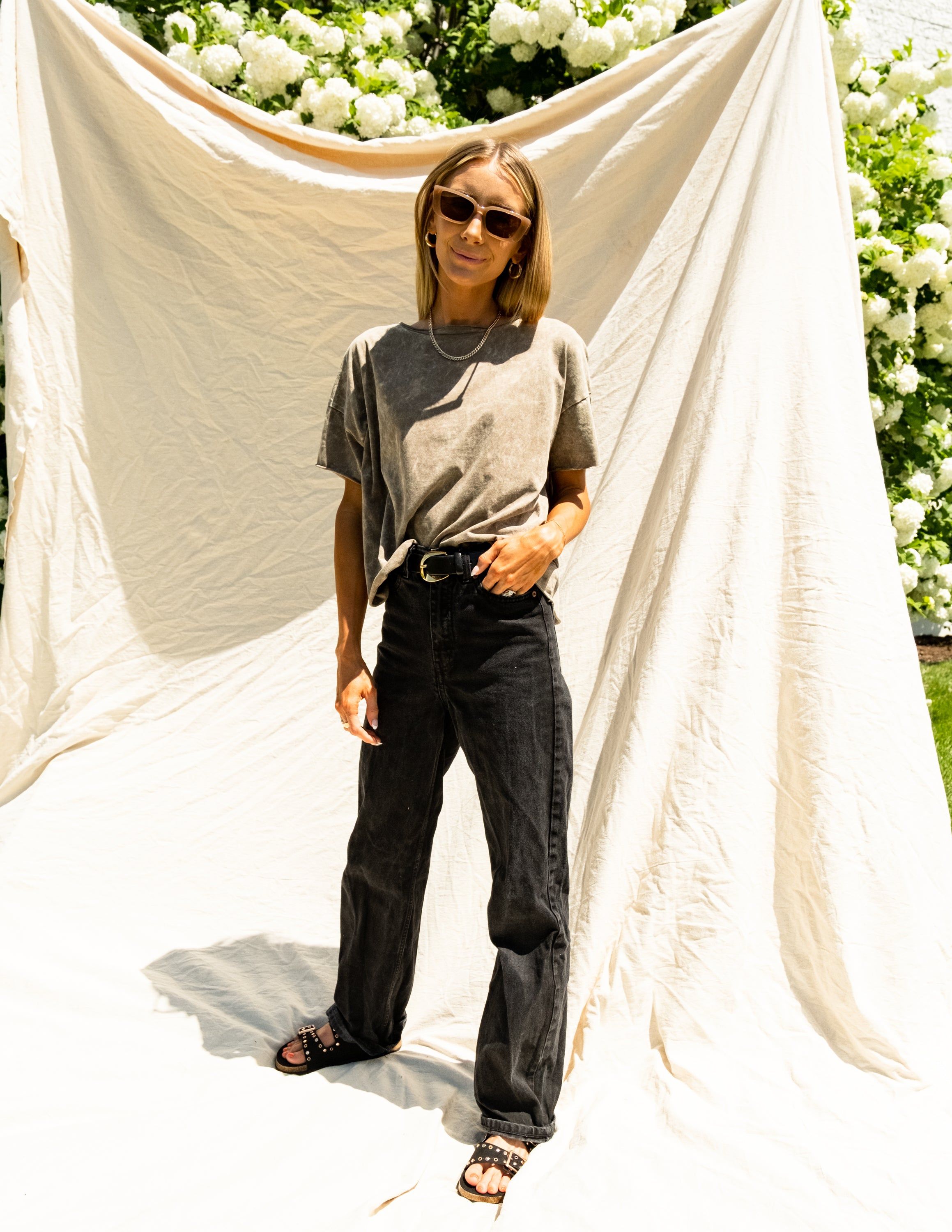 Lylah Acid Wash Top sold by Shop Stevie product image thumbnail 5