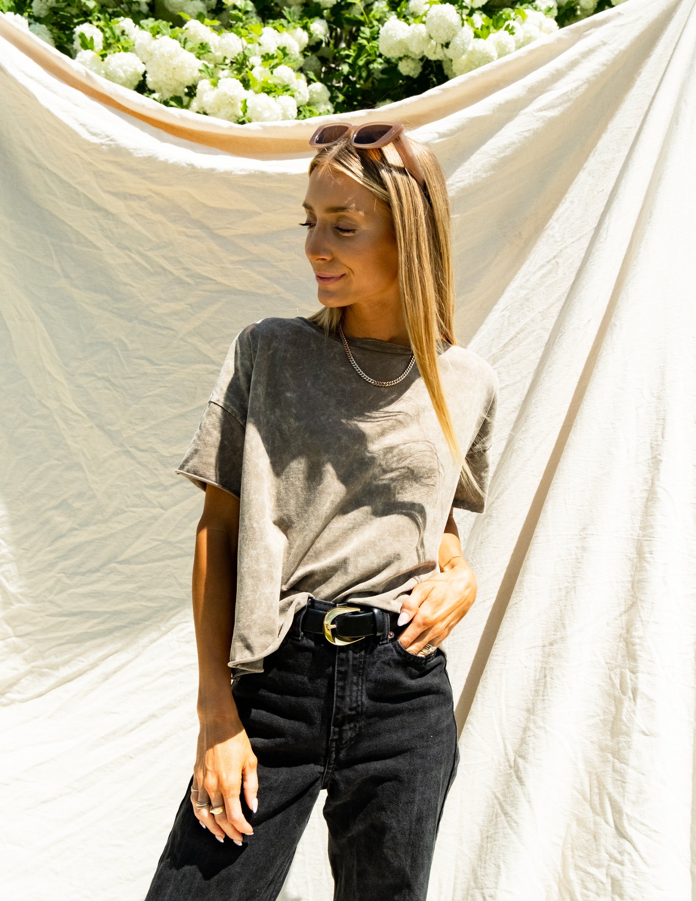 Lylah Acid Wash Top sold by Shop Stevie product image thumbnail 3