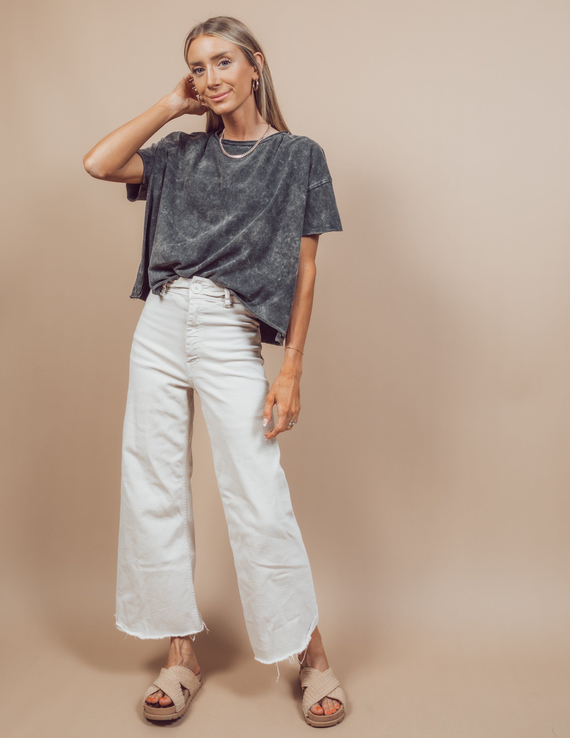 Lylah Acid Wash Top sold by Shop Stevie product image thumbnail 2