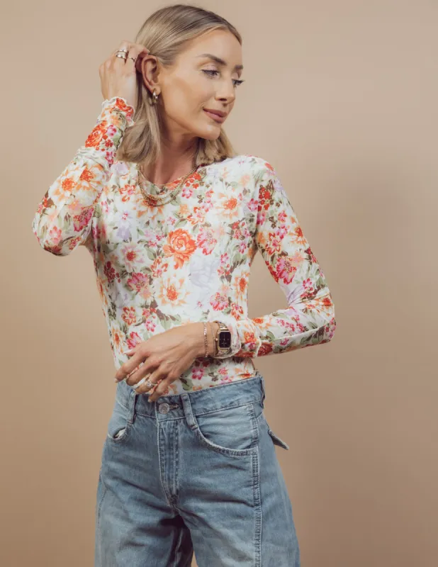 Carlotta Floral Top sold by Shop Stevie