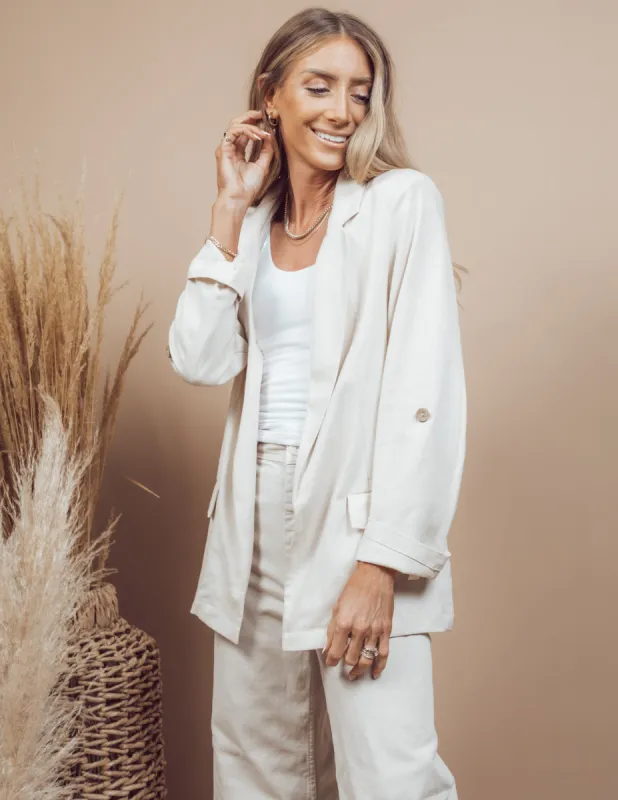 Whitley Linen Blazer sold by Shop Stevie
