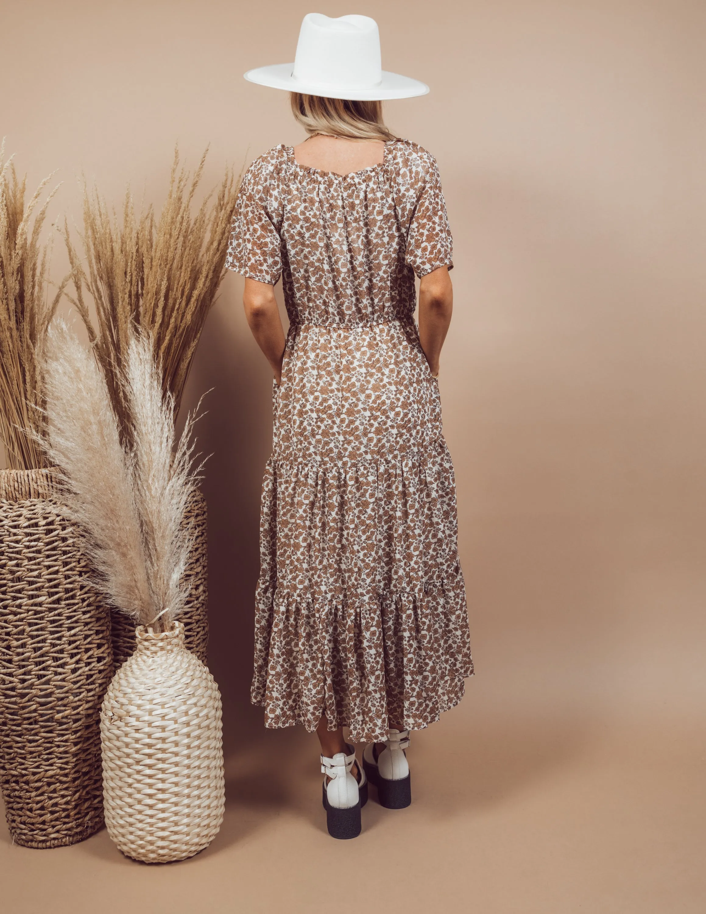 Yulia Printed Dress sold by Shop Stevie product image thumbnail 3