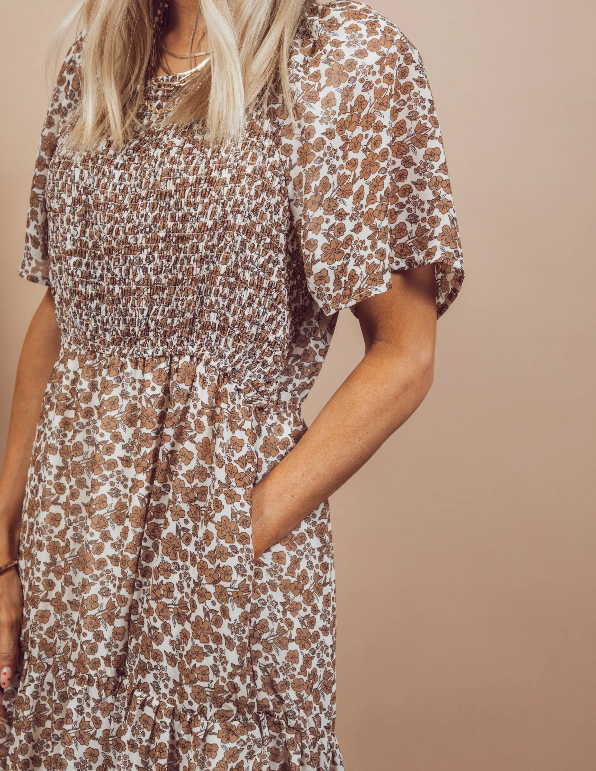 Yulia Printed Dress sold by Shop Stevie product image thumbnail 4