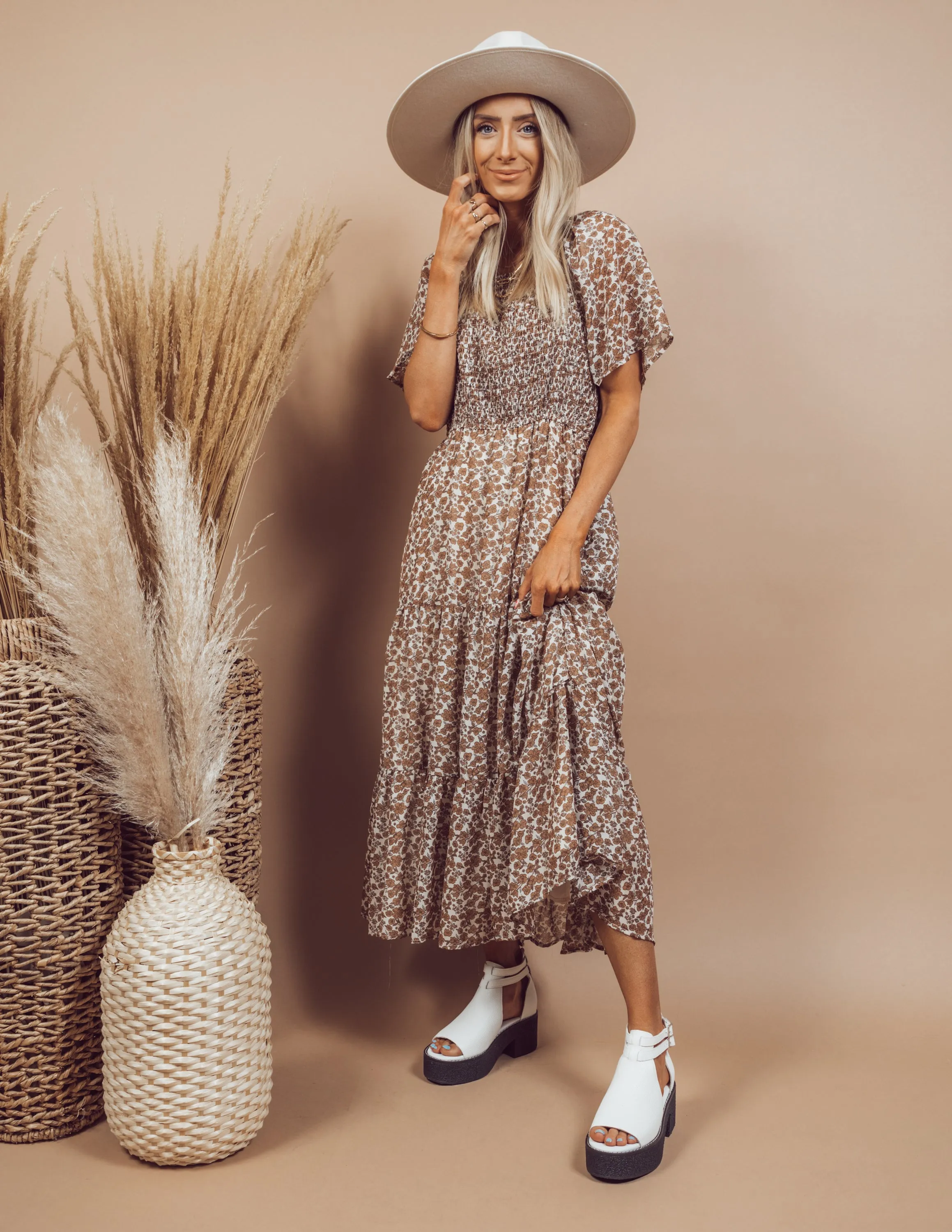 Yulia Printed Dress sold by Shop Stevie product image thumbnail 2