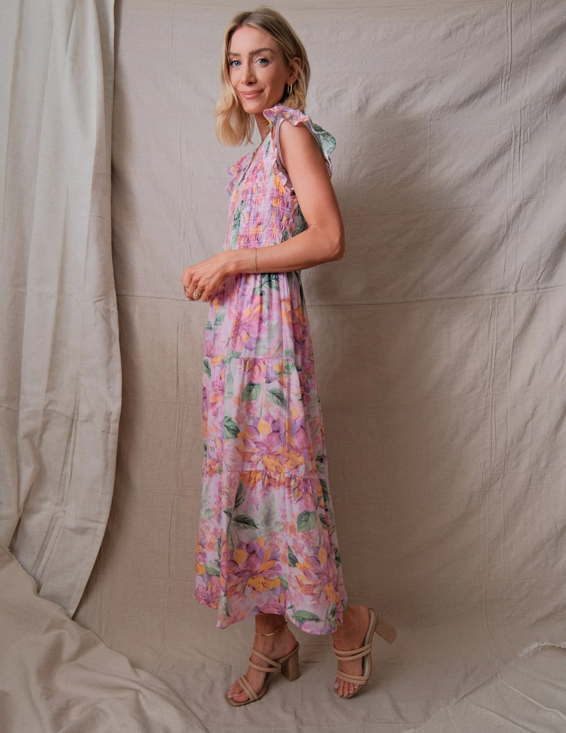 Eloisa Floral Midi Dress sold by Shop Stevie product image thumbnail 5