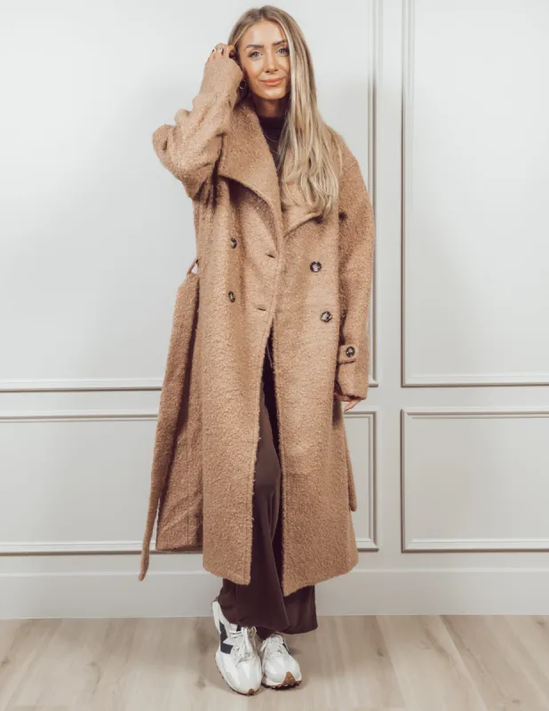 Teddy Long Coat sold by Shop Stevie