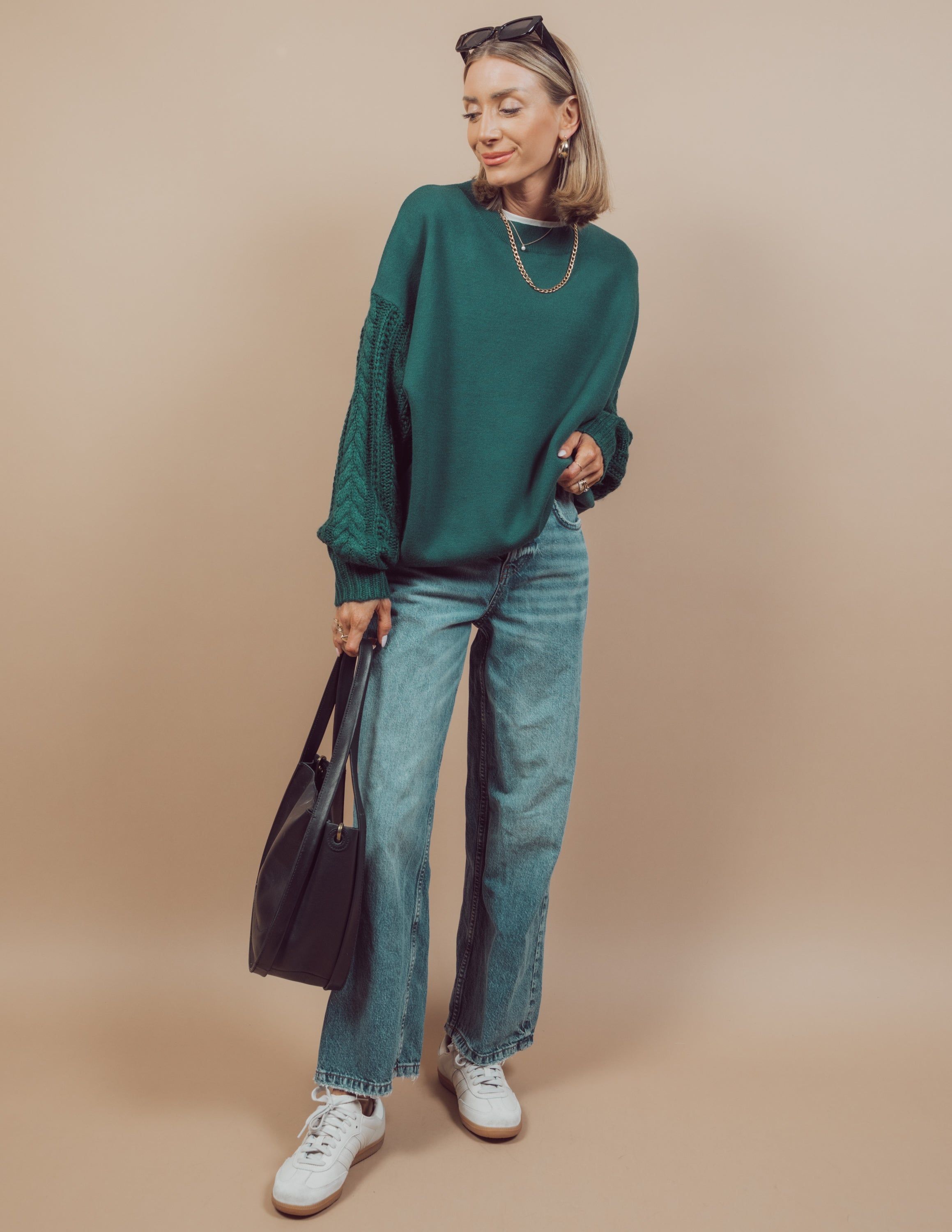 Tania Sweater in Hunter Green sold by Shop Stevie product image thumbnail 2