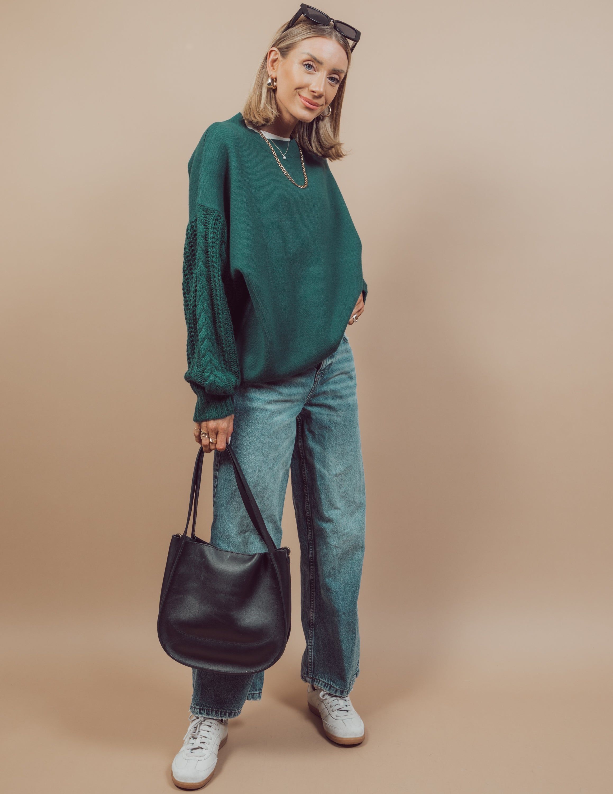 Tania Sweater in Hunter Green sold by Shop Stevie product image thumbnail 3