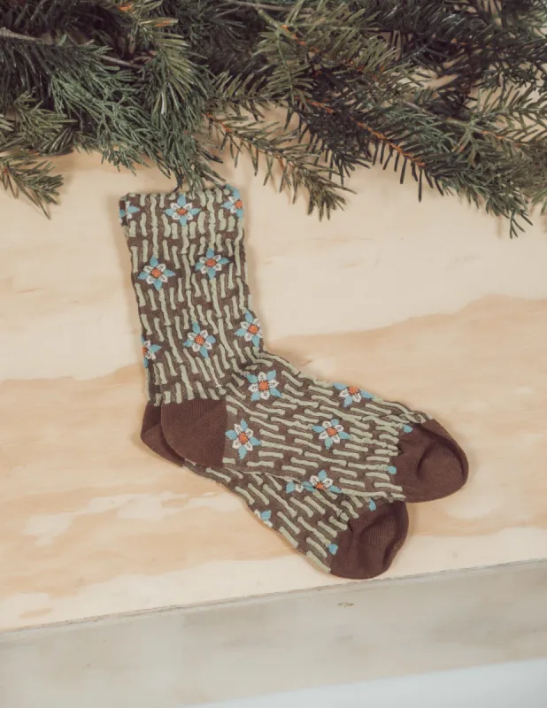 Floral Detail Sock sold by Shop Stevie