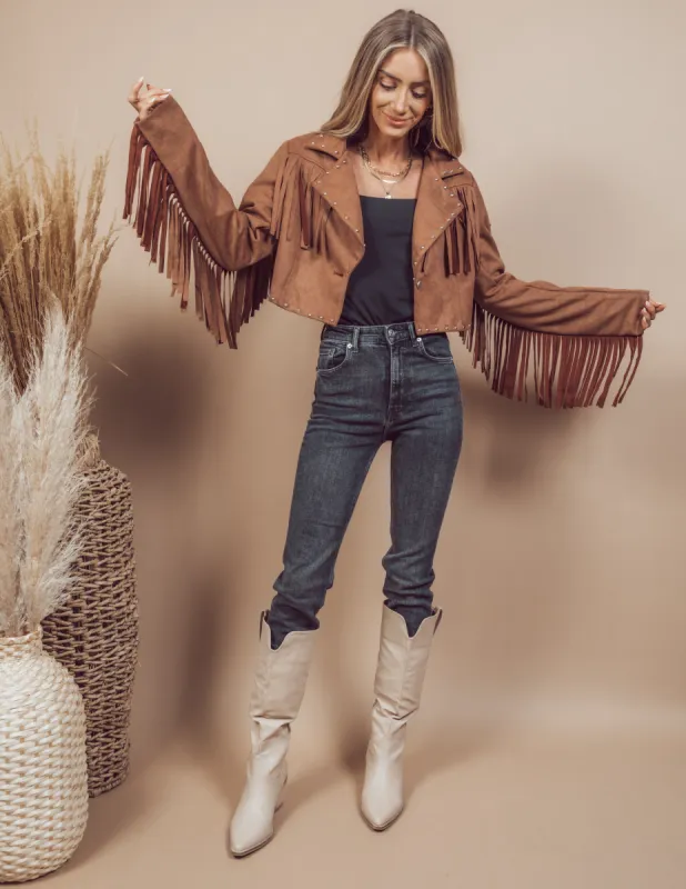 Western Fringe Jacket sold by Shop Stevie