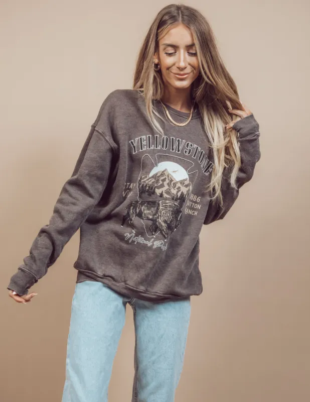 Yellowstone National Park Graphic Sweatshirt sold by Shop Stevie