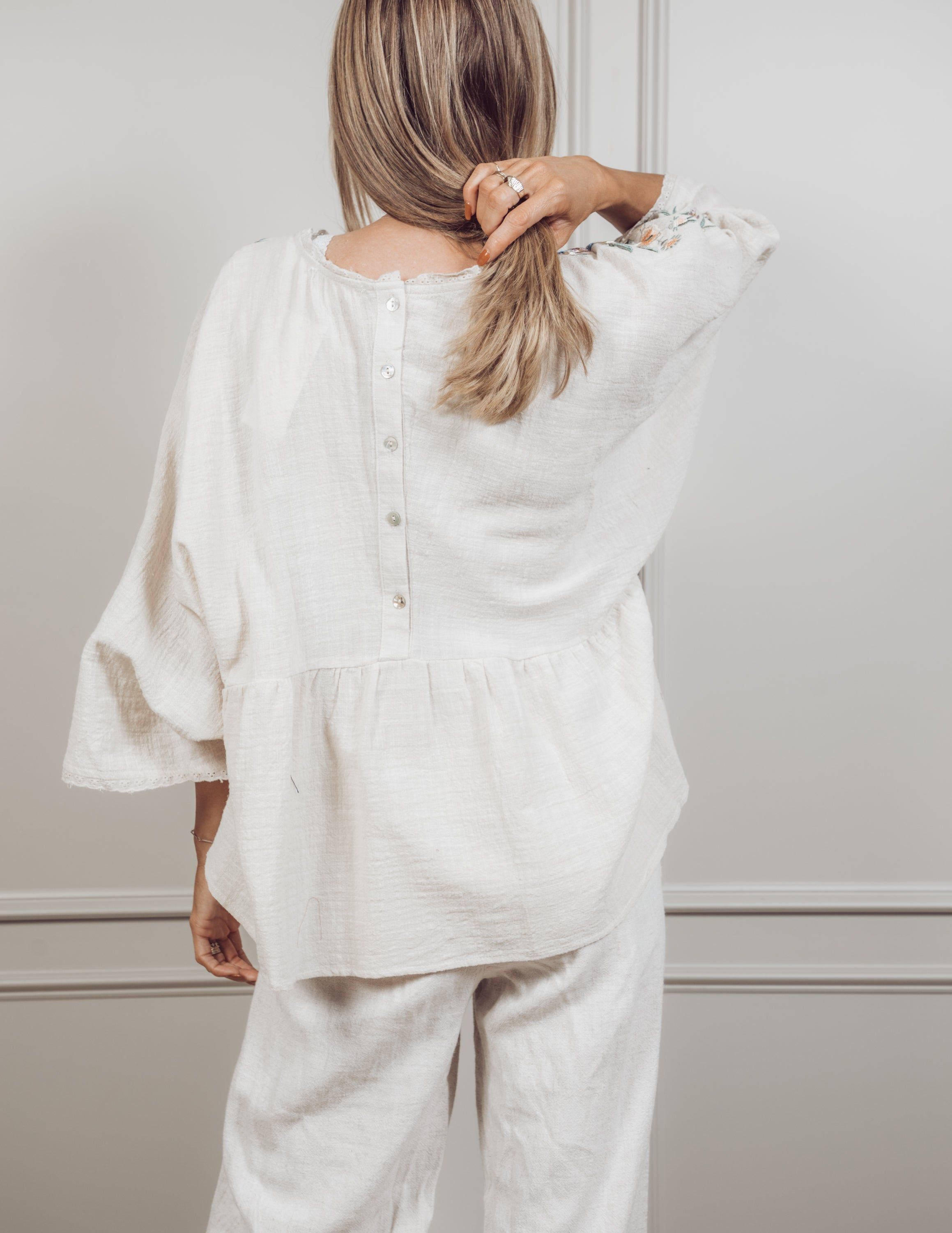 Sutton Embroidered Top sold by Shop Stevie product image thumbnail 4