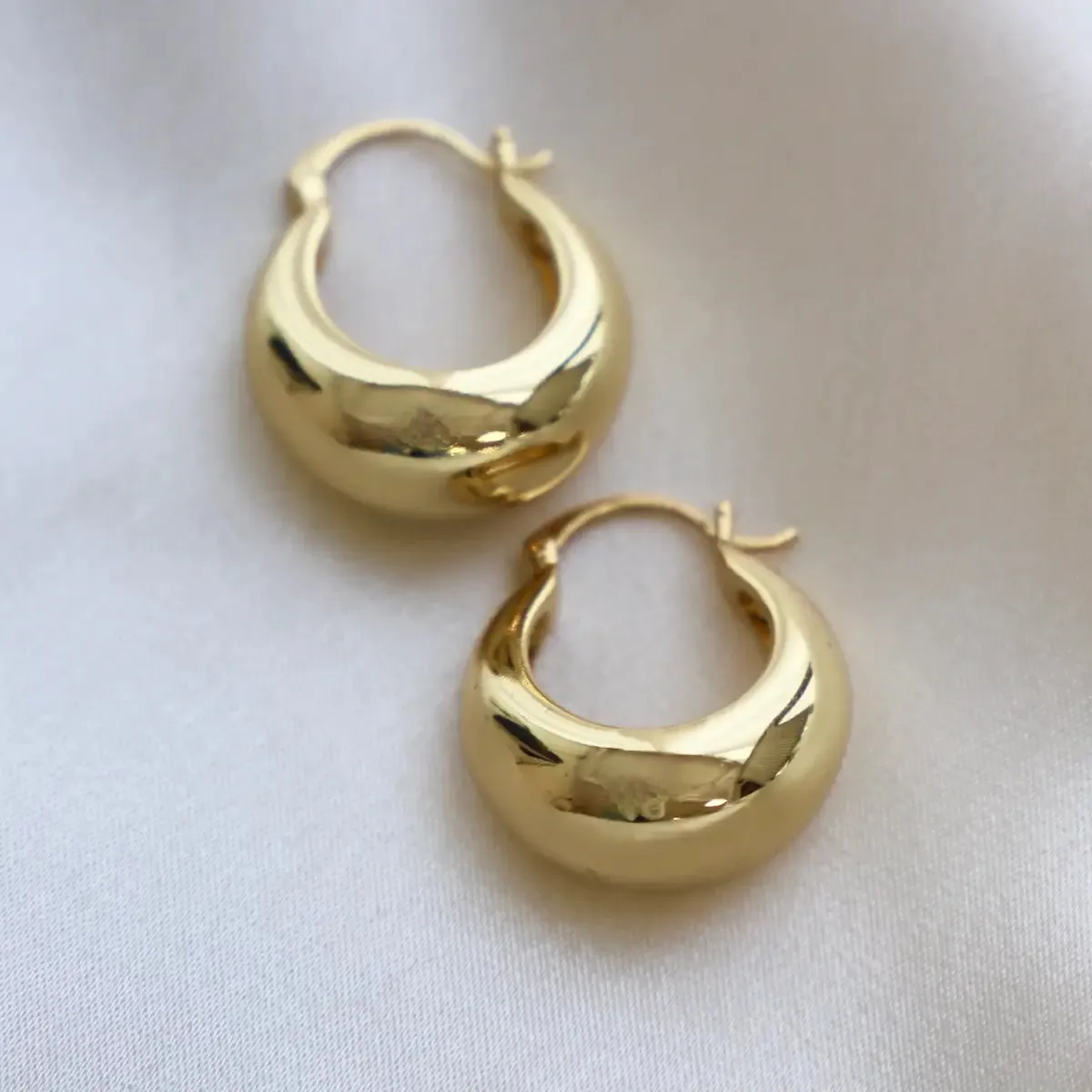 Coco Chunky Hoop Earrings sold by Shop Stevie