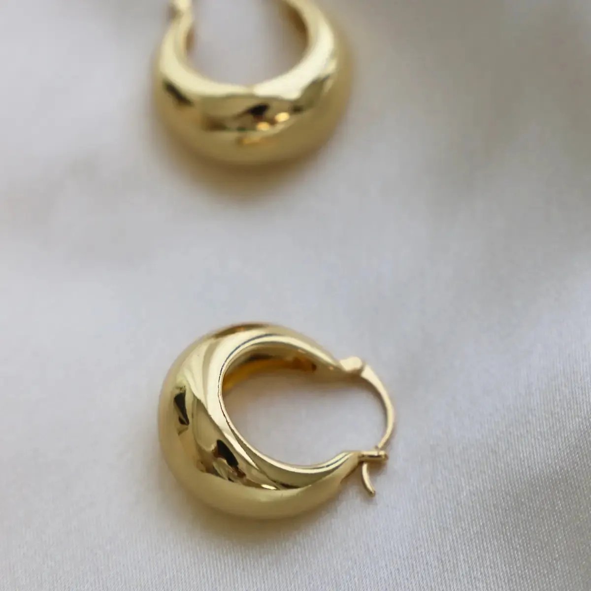 Coco Chunky Hoop Earrings sold by Shop Stevie product image thumbnail 5
