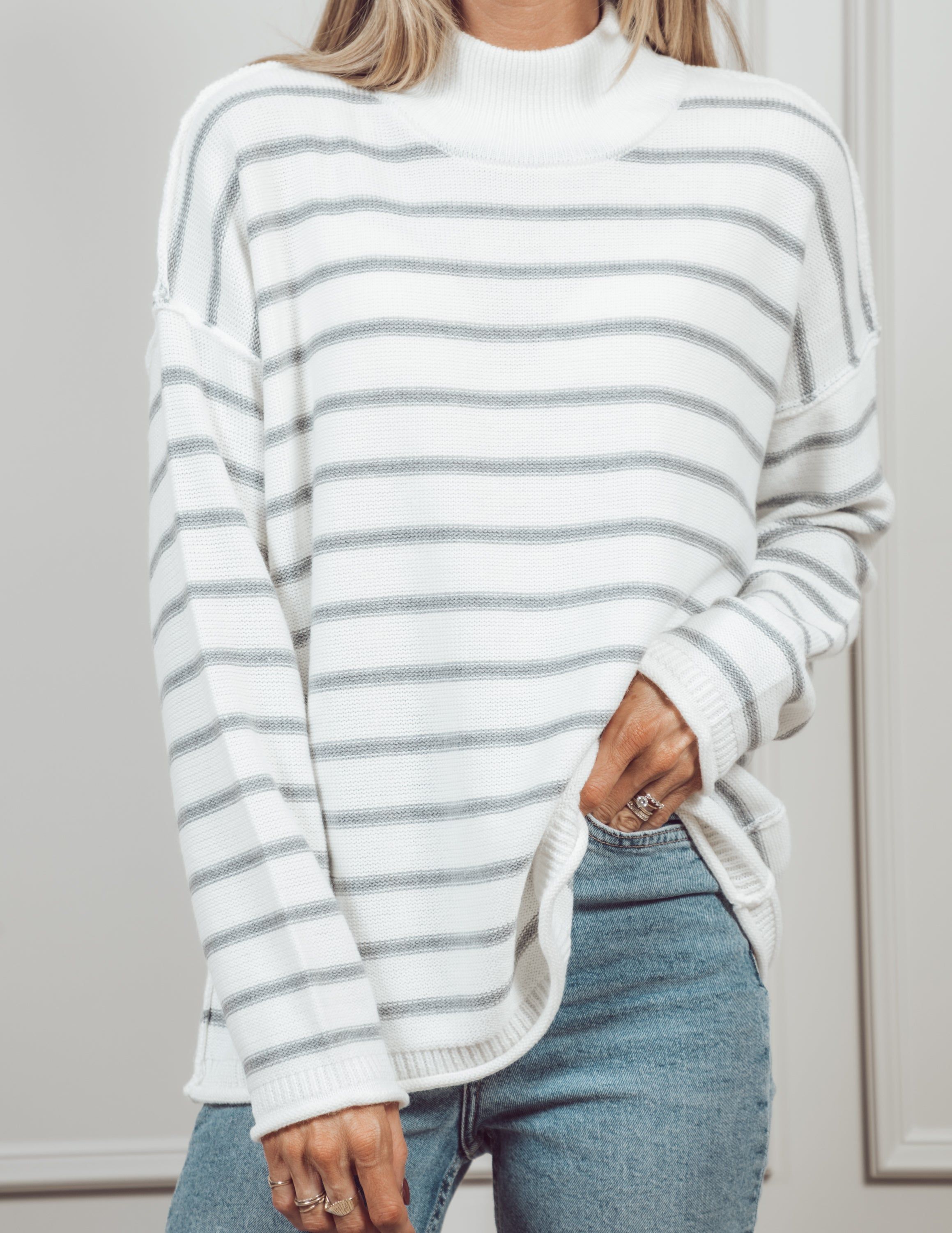 Bridget Striped Sweater sold by Shop Stevie product image thumbnail 4