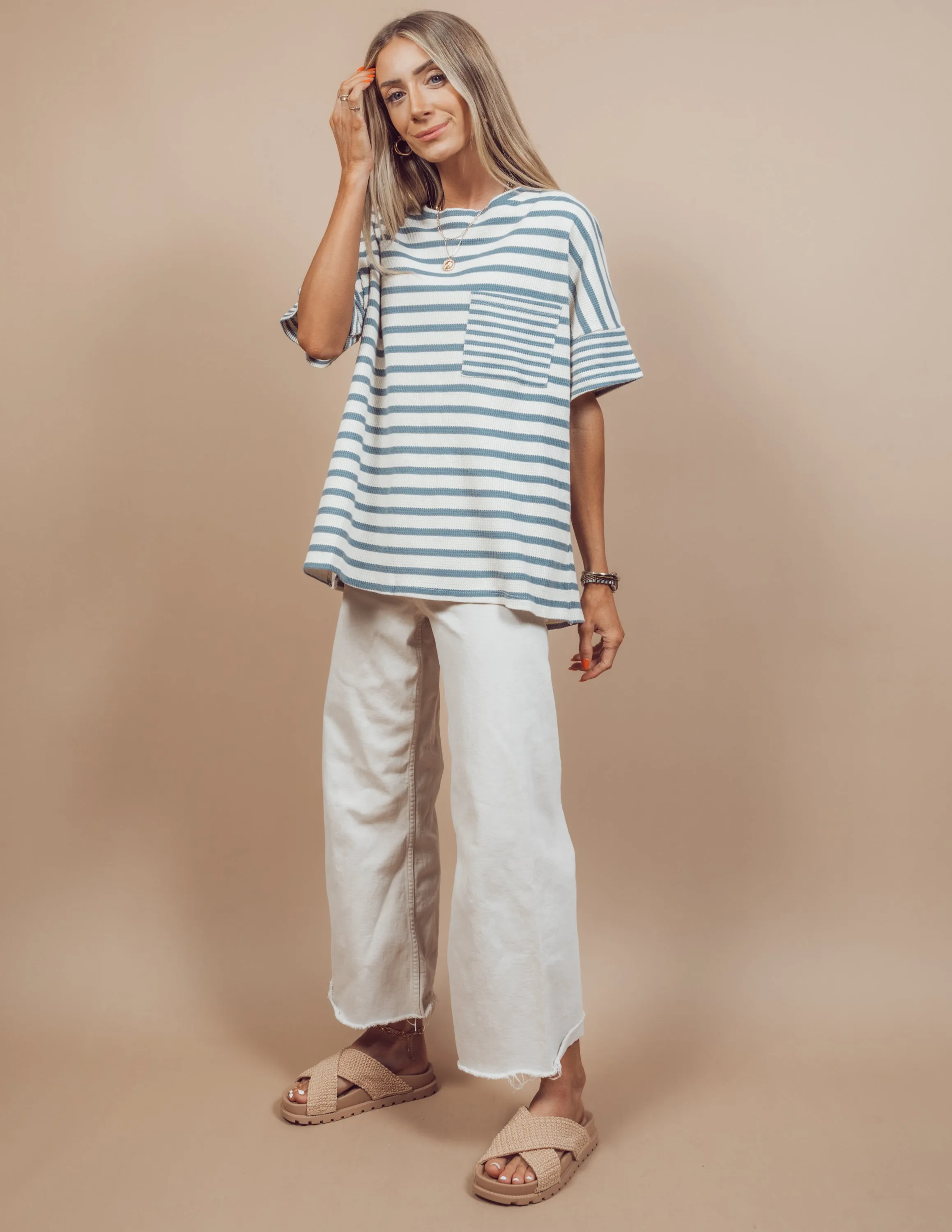 Lennox Stripe Top sold by Shop Stevie product image thumbnail 3