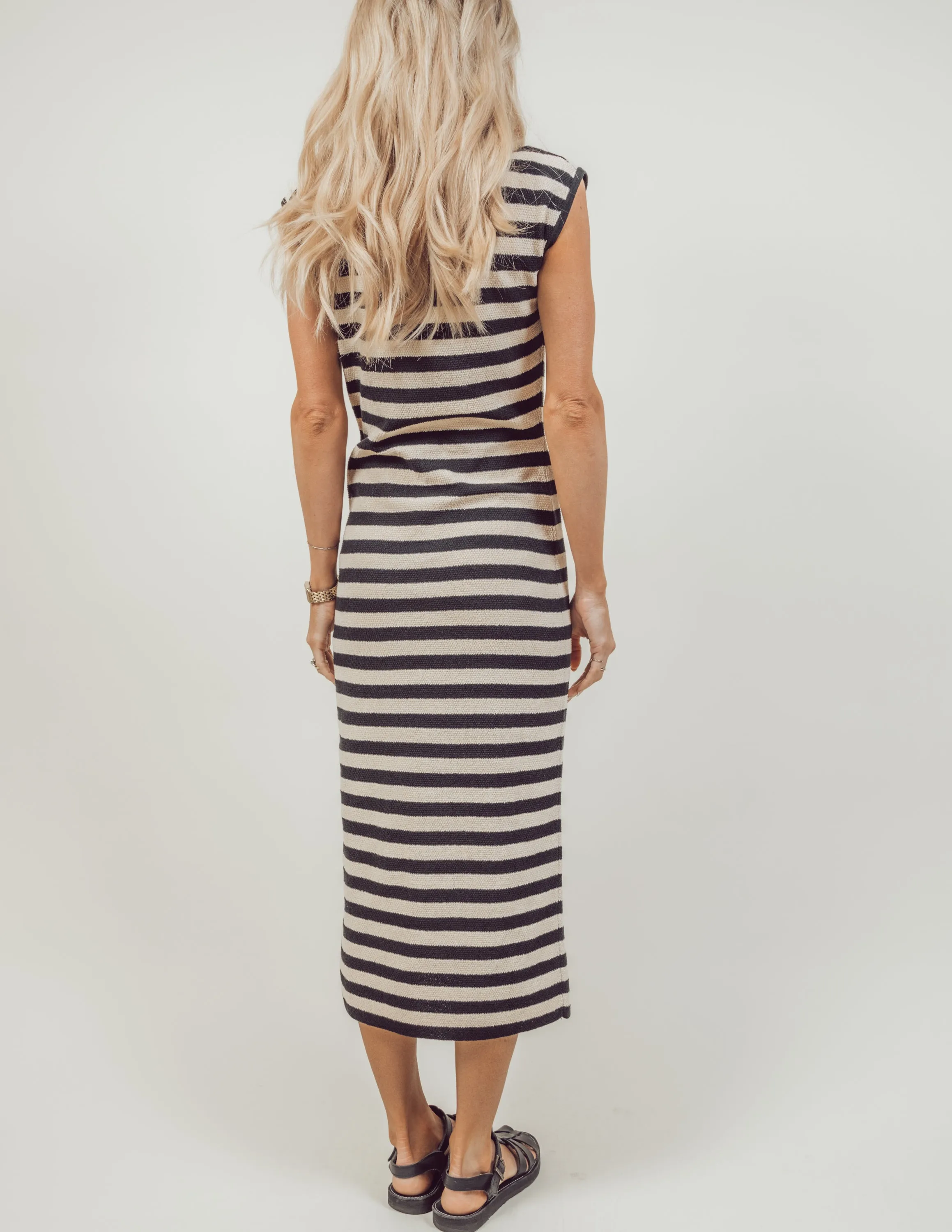 Anna Striped Midi Dress sold by Shop Stevie product image thumbnail 3