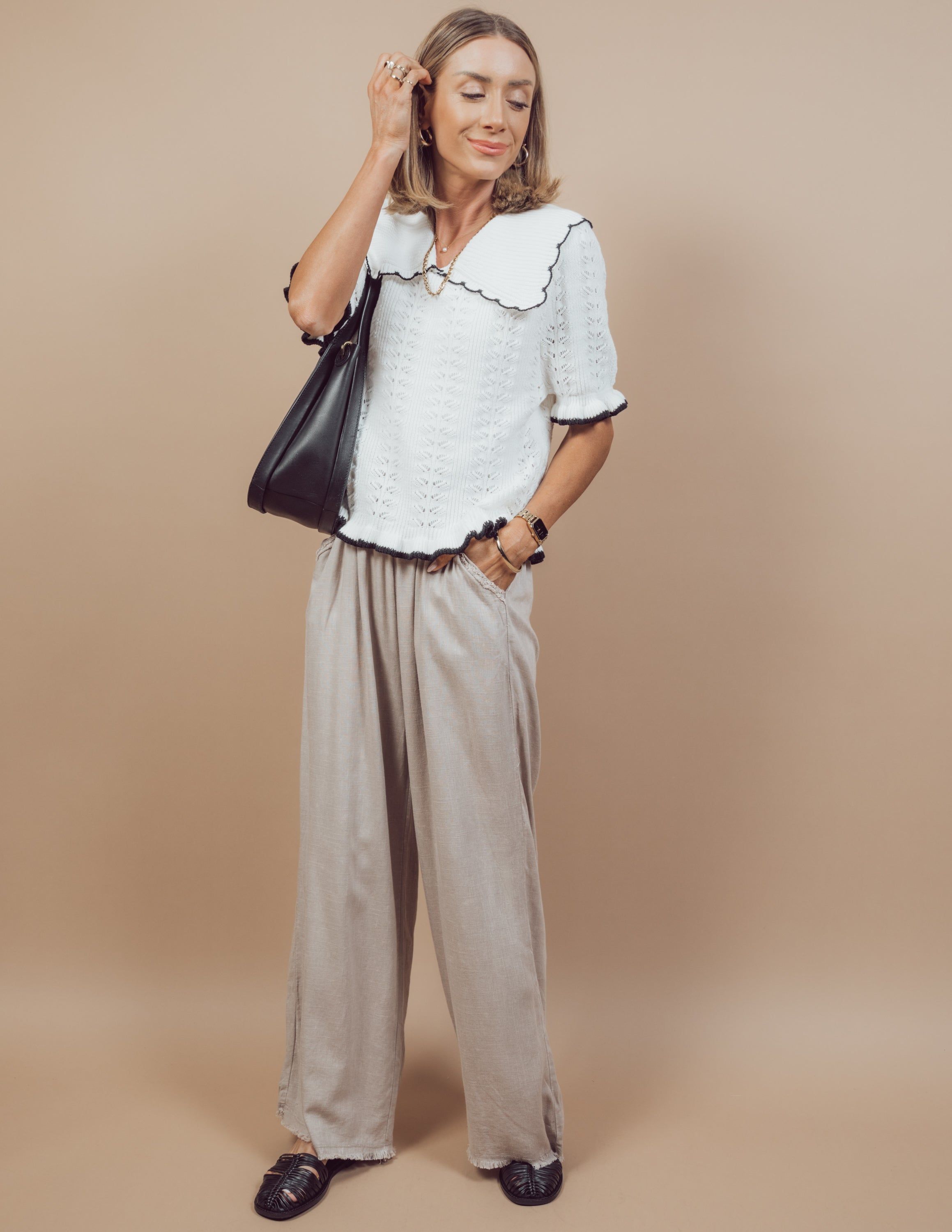 Alisha Linen Pants *COMING SOON* sold by Shop Stevie product image thumbnail 3