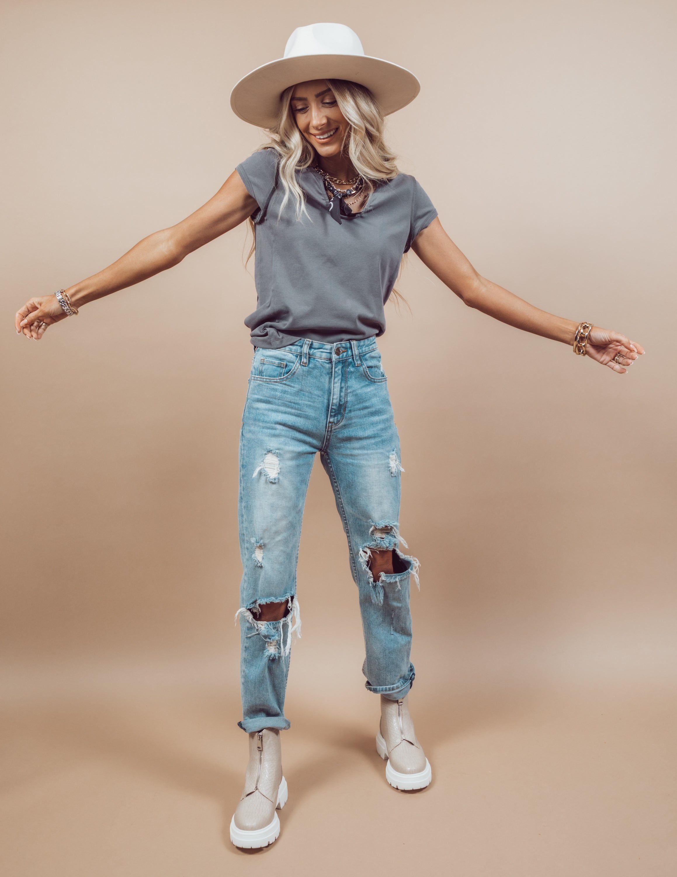 Briana Short Sleeve Top sold by Shop Stevie product image thumbnail 7