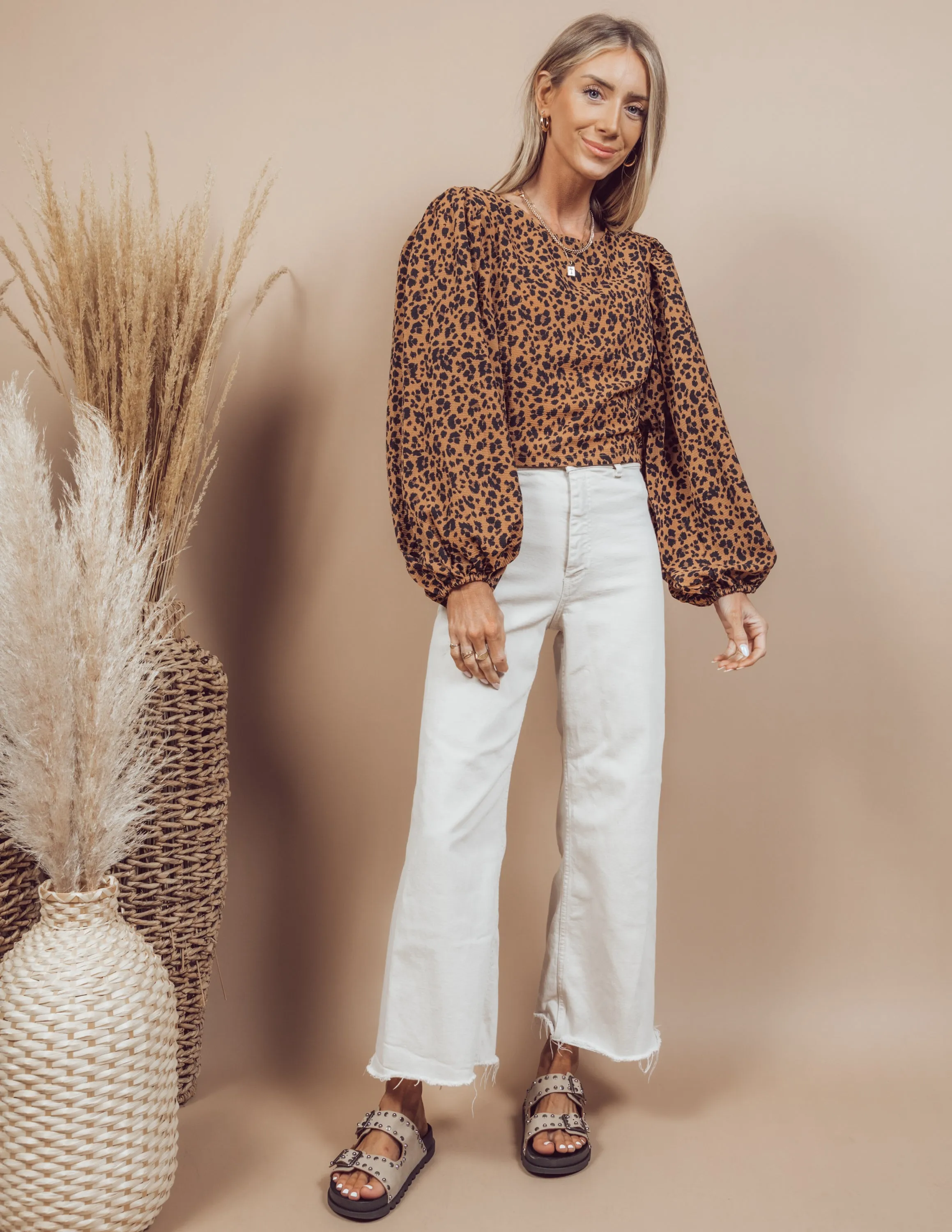 Carmelie Leopard Top sold by Shop Stevie