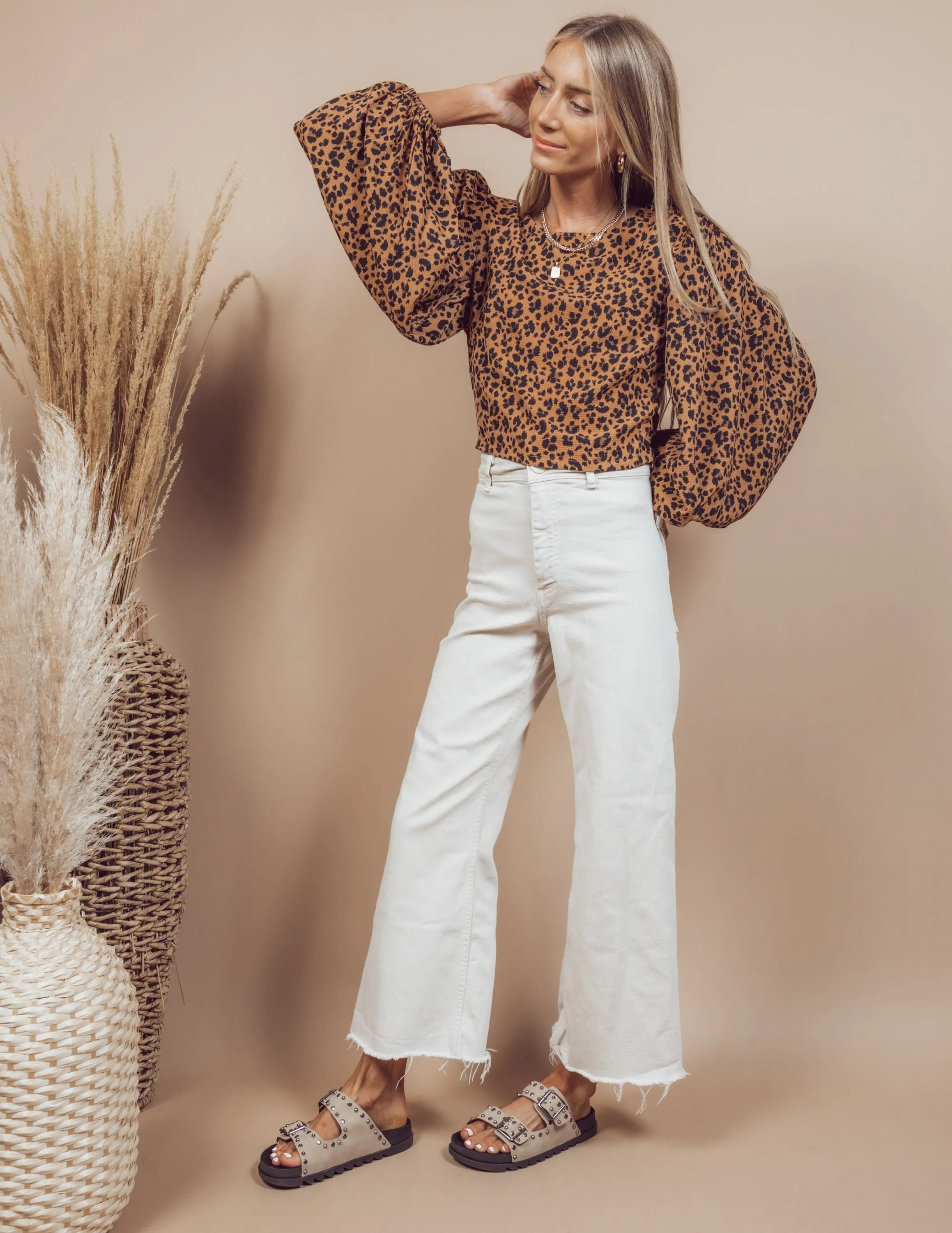 Carmelie Leopard Top sold by Shop Stevie product image thumbnail 3