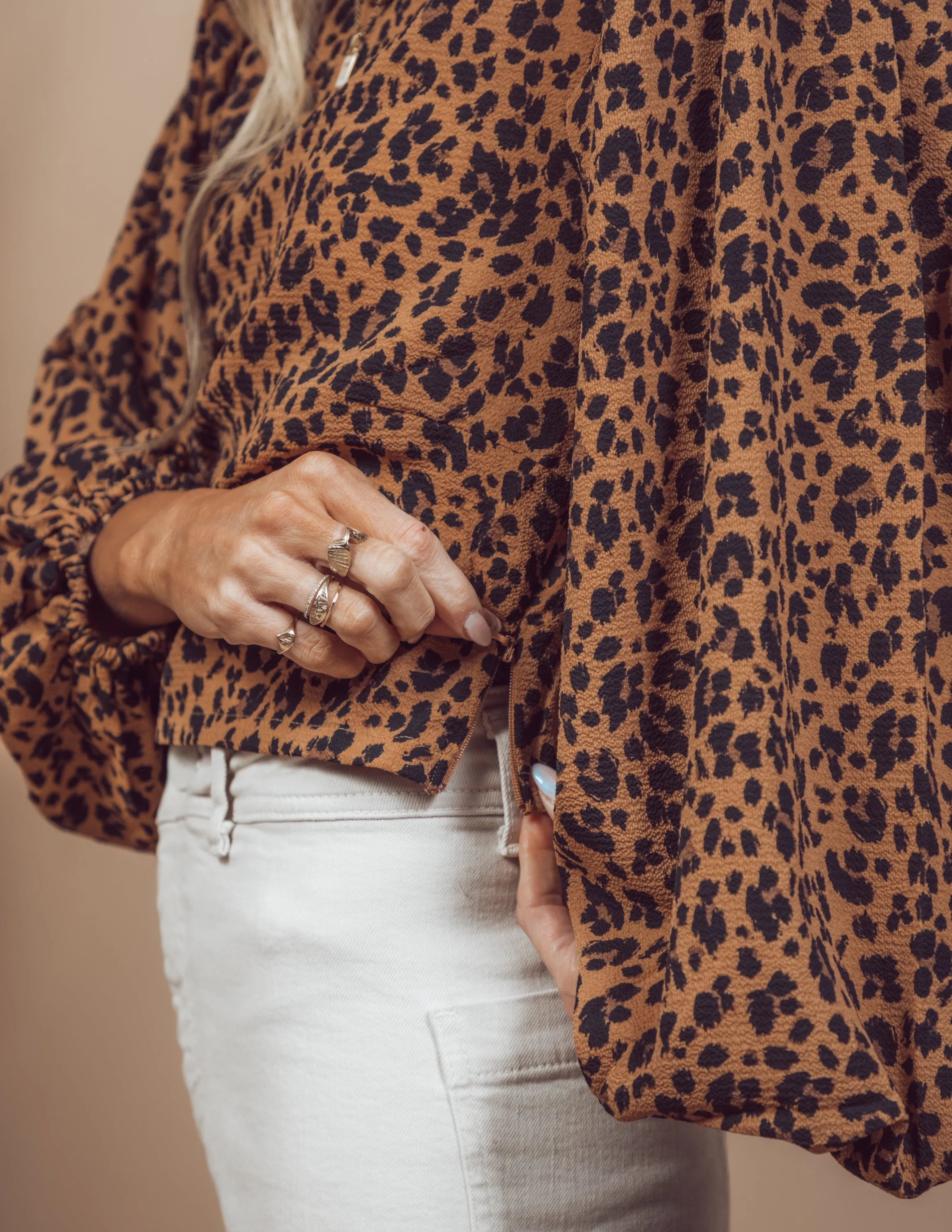 Carmelie Leopard Top sold by Shop Stevie product image thumbnail 5