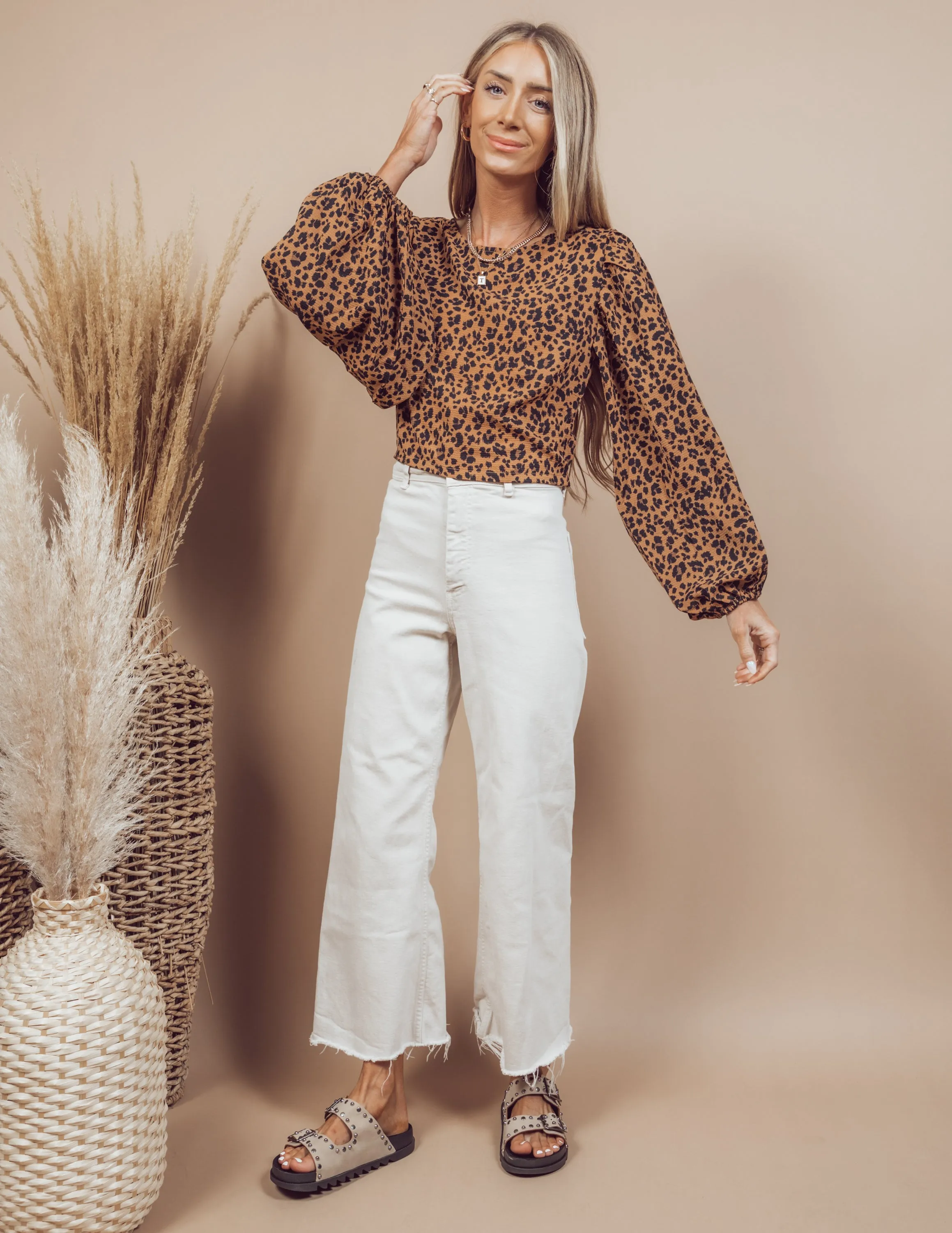 Carmelie Leopard Top sold by Shop Stevie product image thumbnail 2