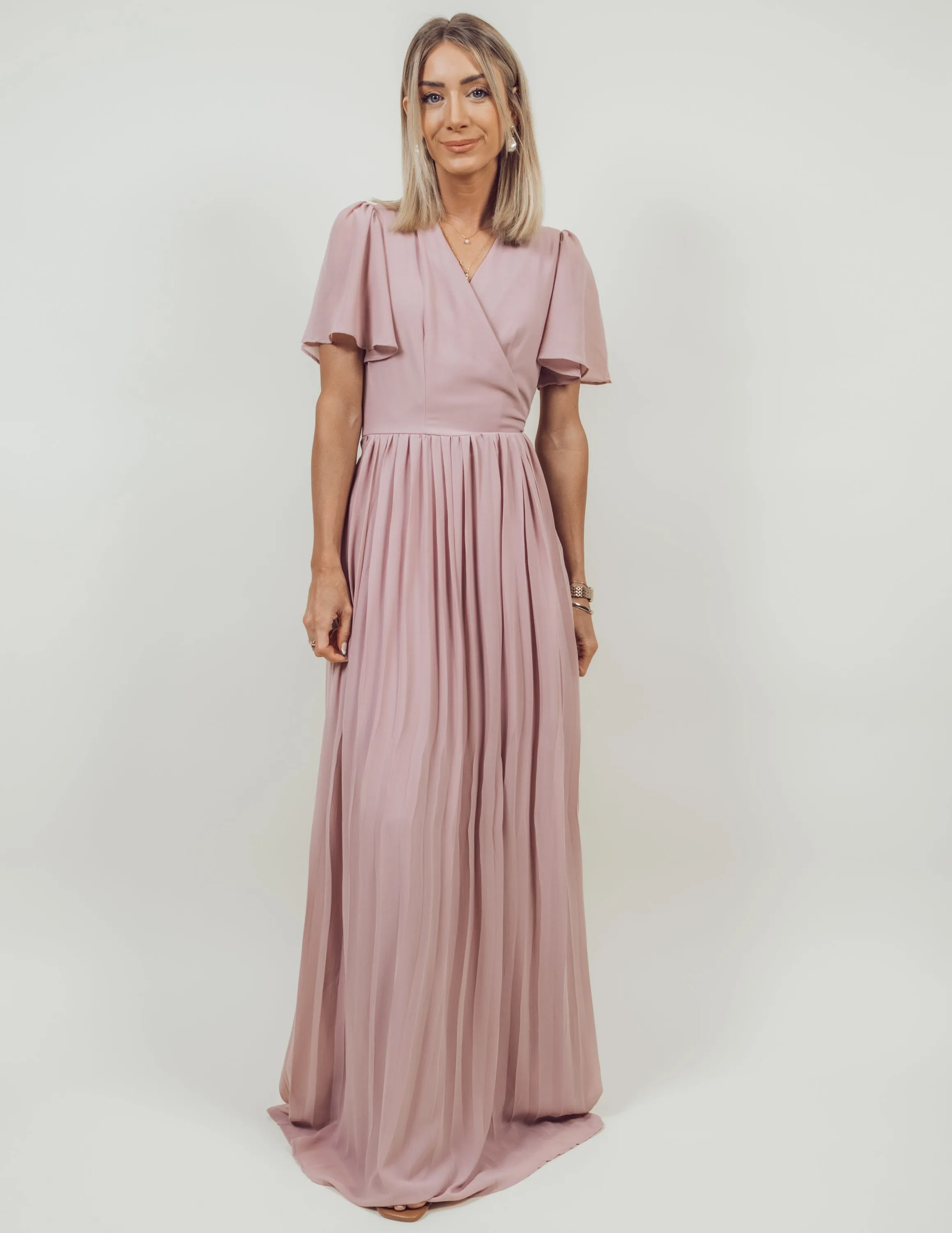 Brigitte Pleated Maxi Dress sold by Shop Stevie product image thumbnail 2