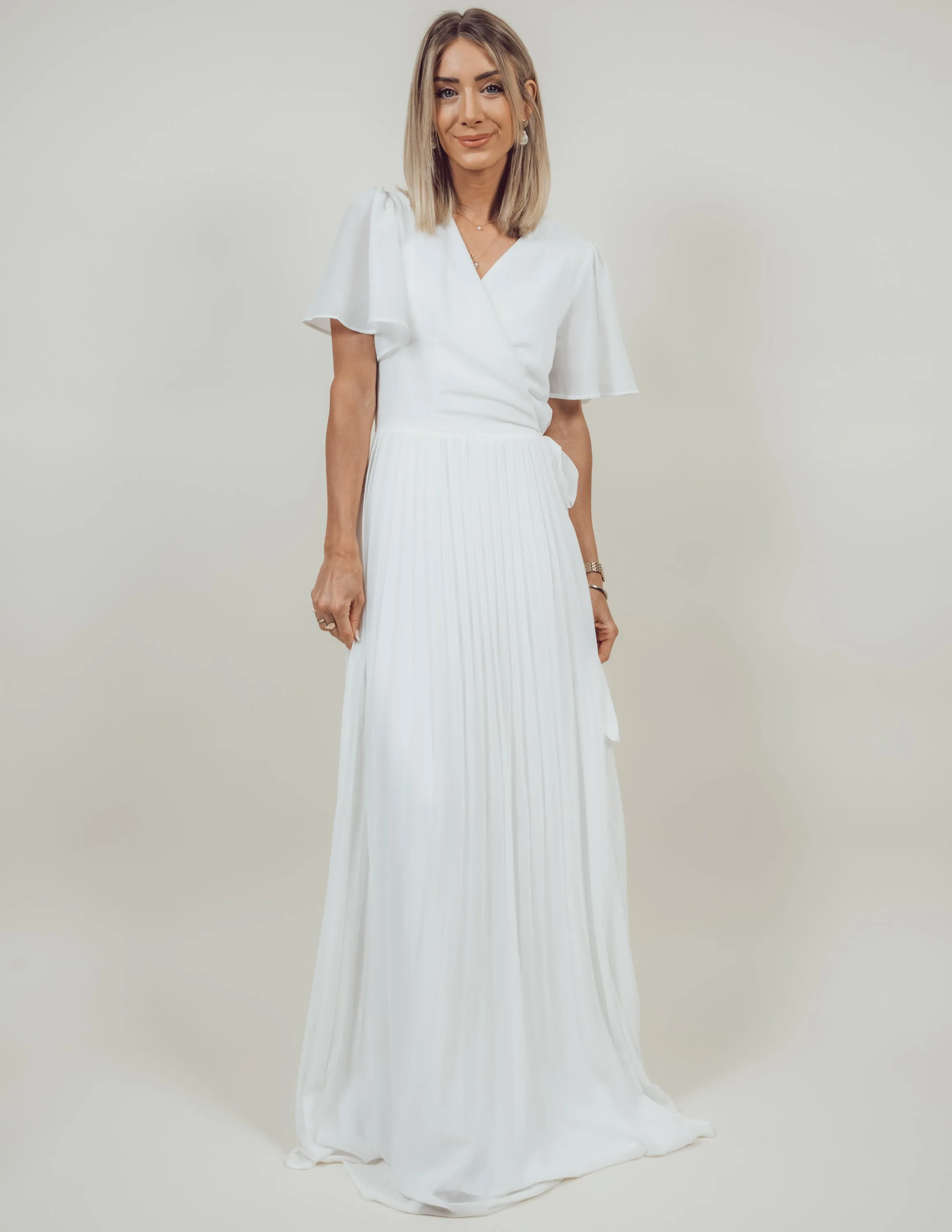 Brigitte Pleated Maxi Dress sold by Shop Stevie product image thumbnail 4
