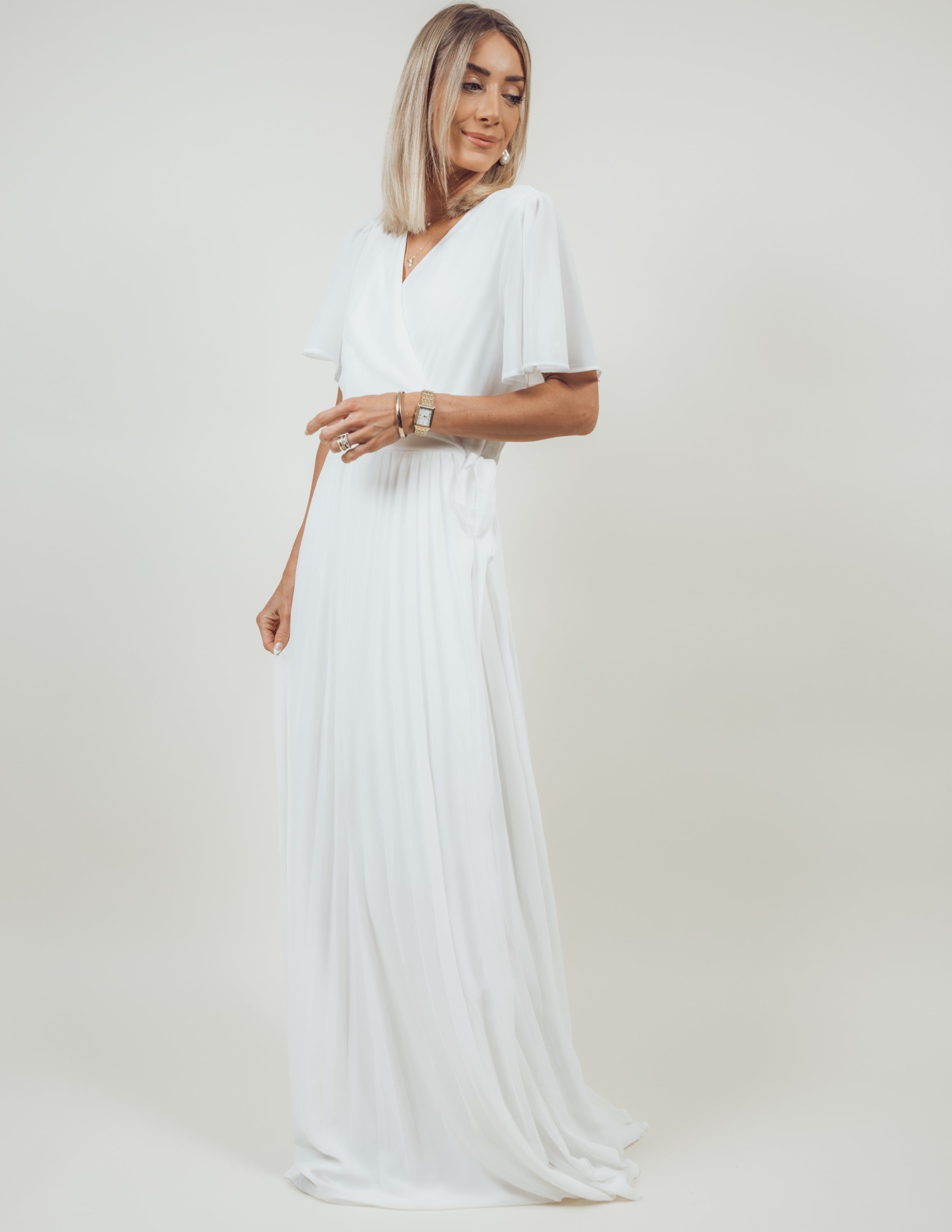 Brigitte Pleated Maxi Dress *COMING SOON* sold by Shop Stevie product image thumbnail 5