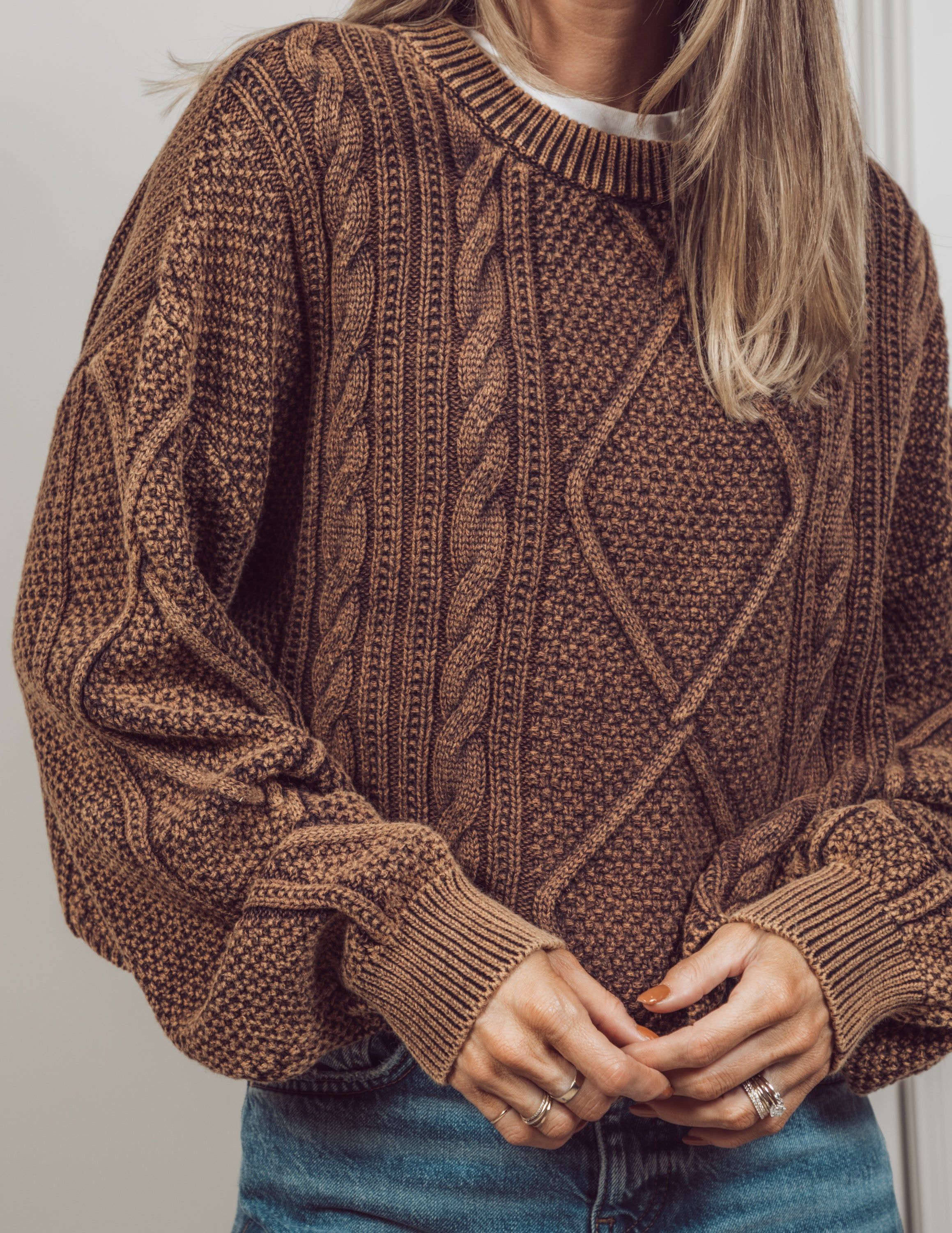 Sydney Cable Knit Sweater sold by Shop Stevie product image thumbnail 4