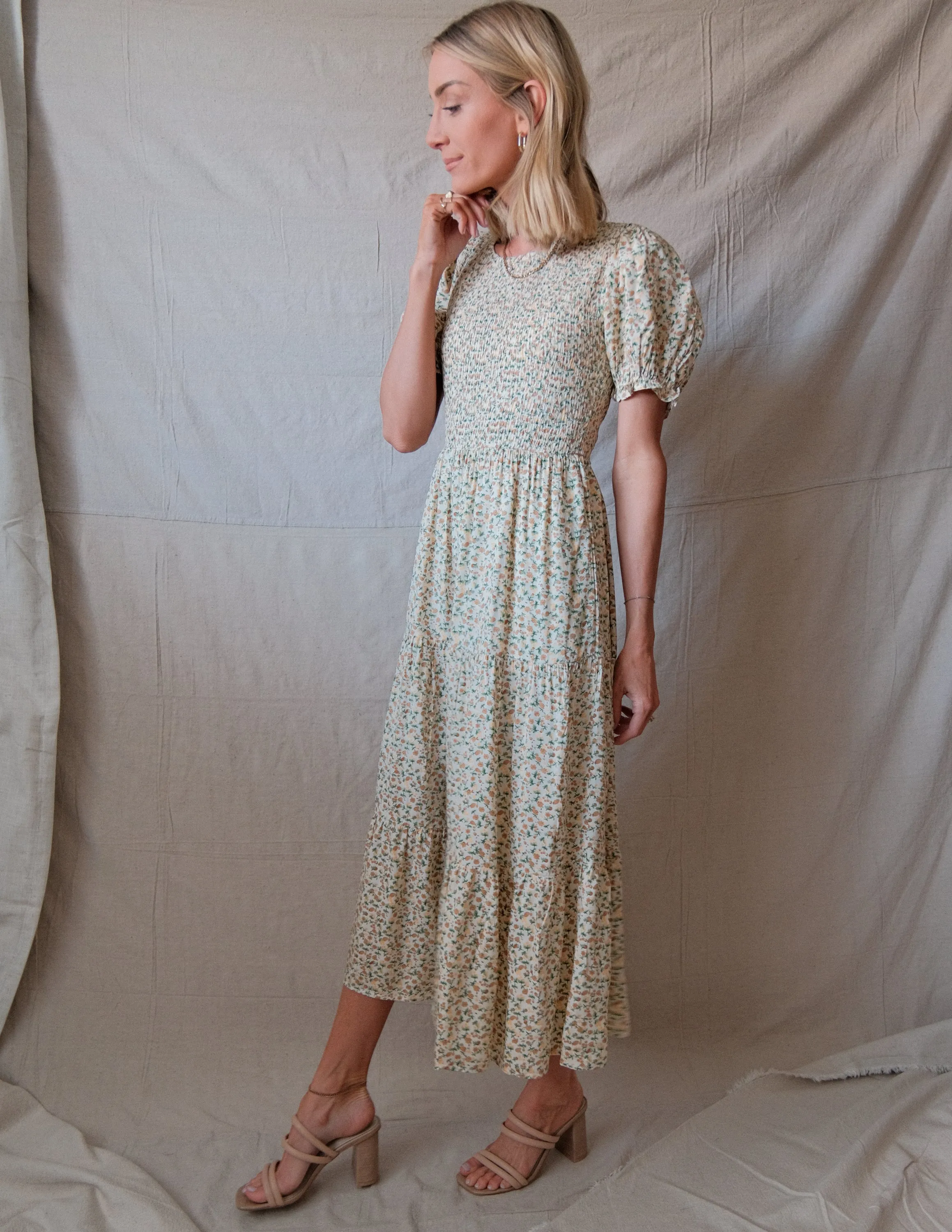 Lauralee Floral Midi Dress sold by Shop Stevie product image thumbnail 3
