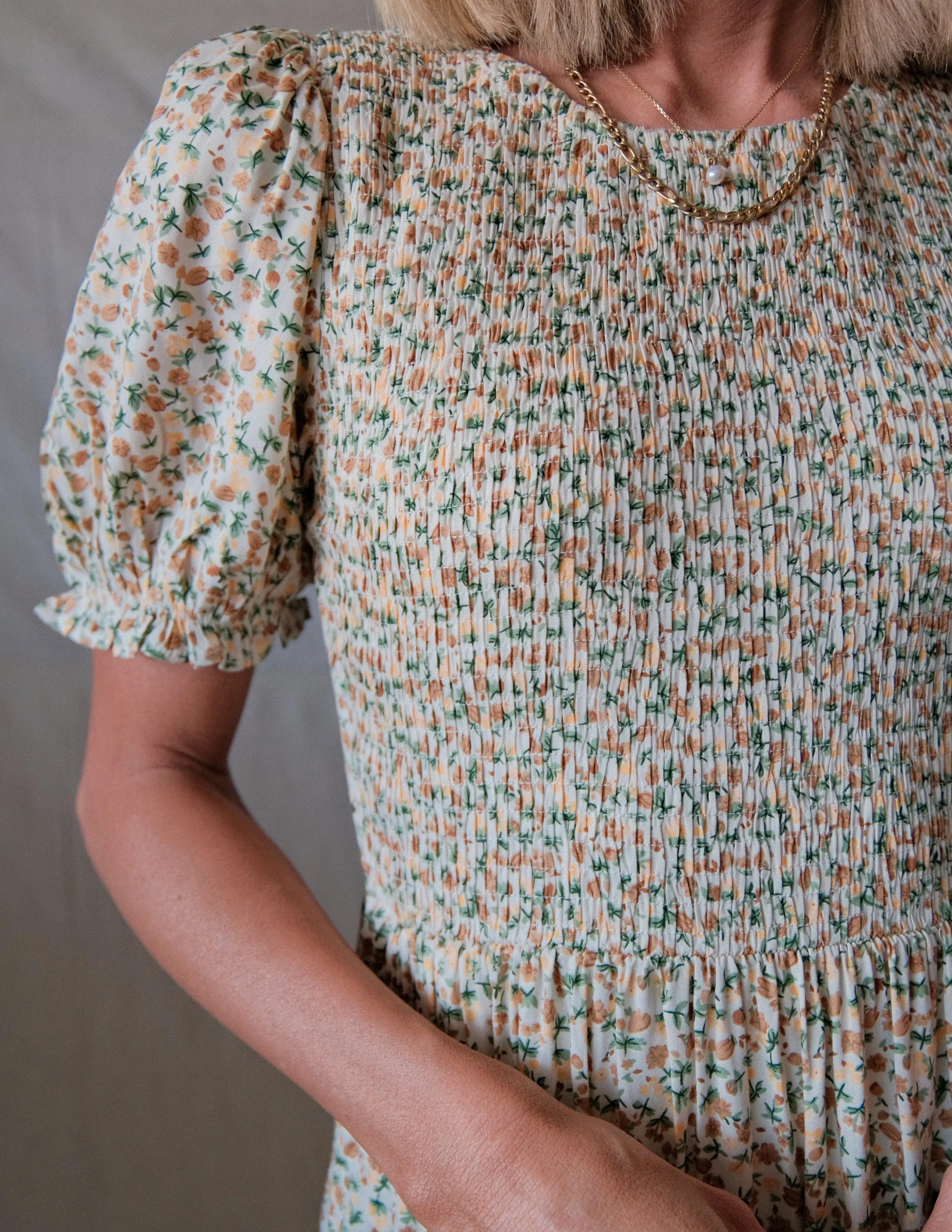 Lauralee Floral Midi Dress sold by Shop Stevie product image thumbnail 4