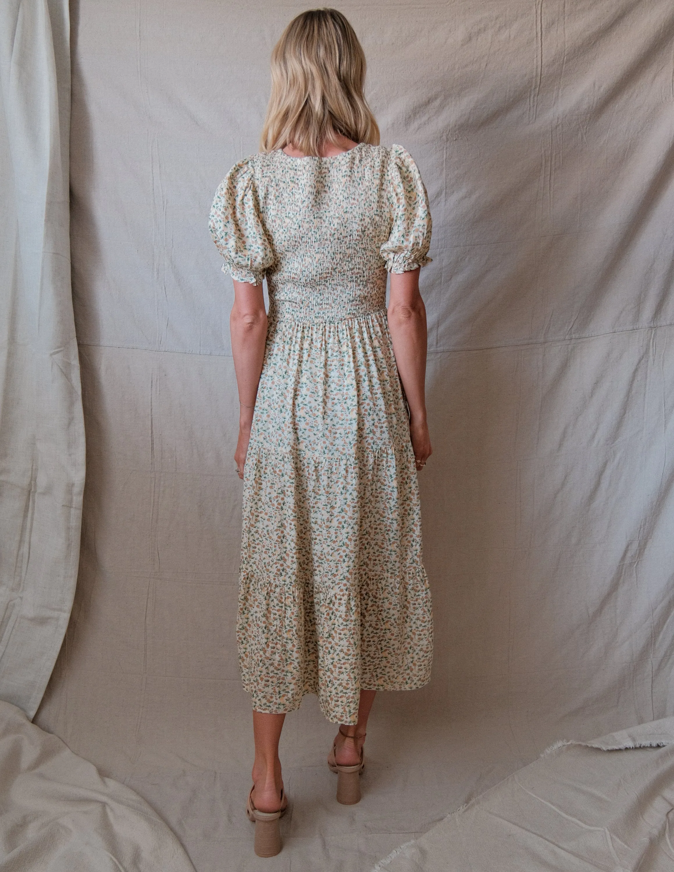 Lauralee Floral Midi Dress sold by Shop Stevie product image thumbnail 5